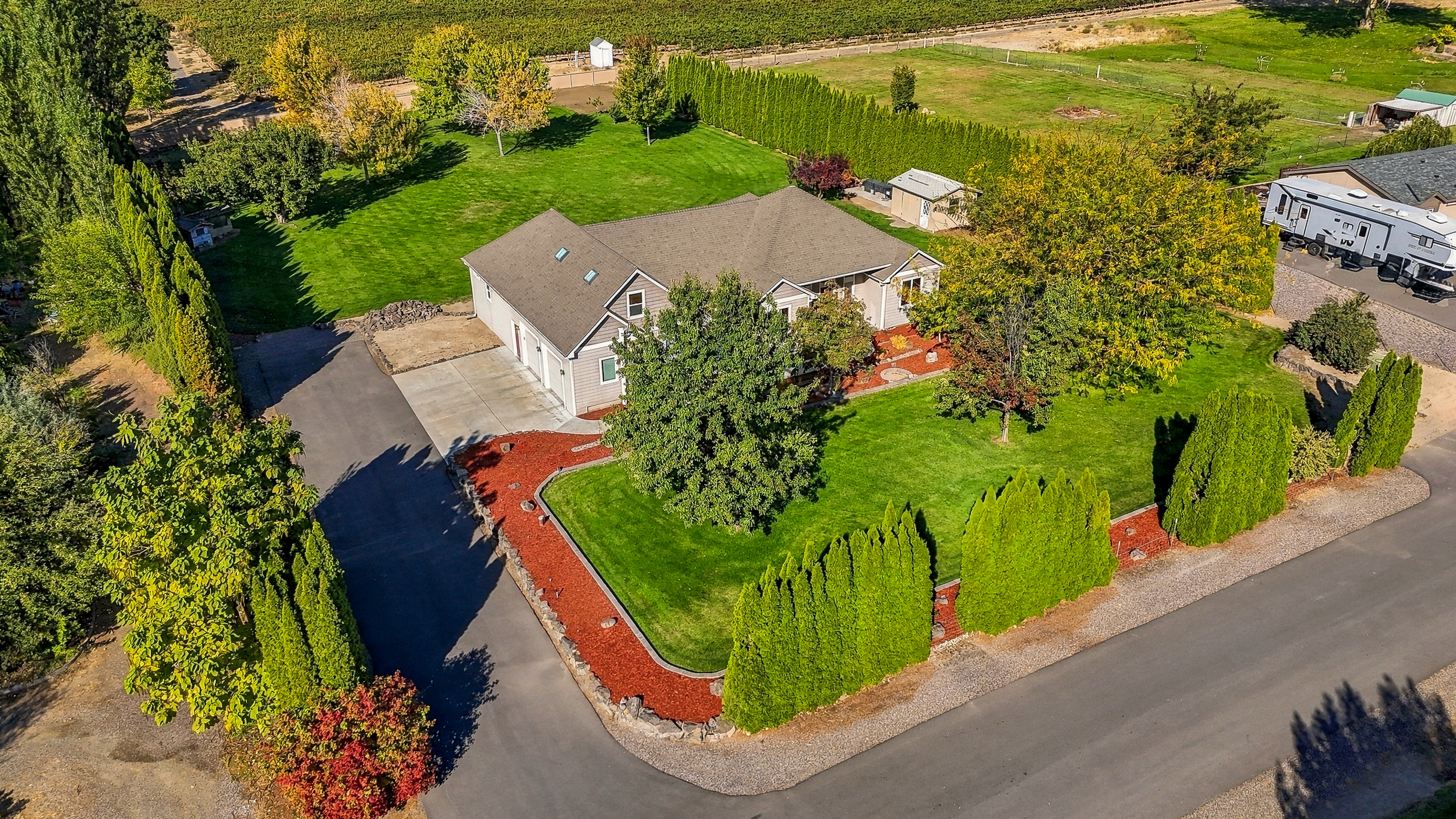 1.25 acres w vineyard views/mountain custom home - 物件實景