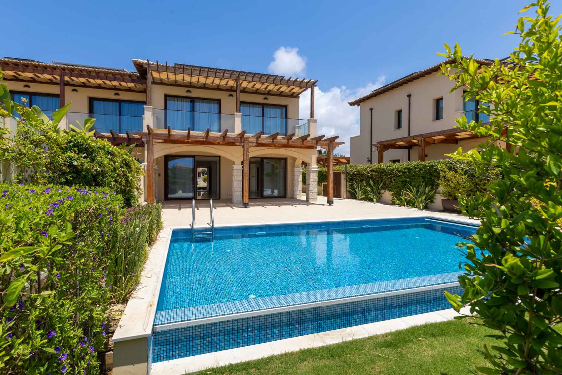  Elegant 3-Bedroom Villa with Sea Views in Aphrodite Hills Golf Resort, Pafos - 物件實景