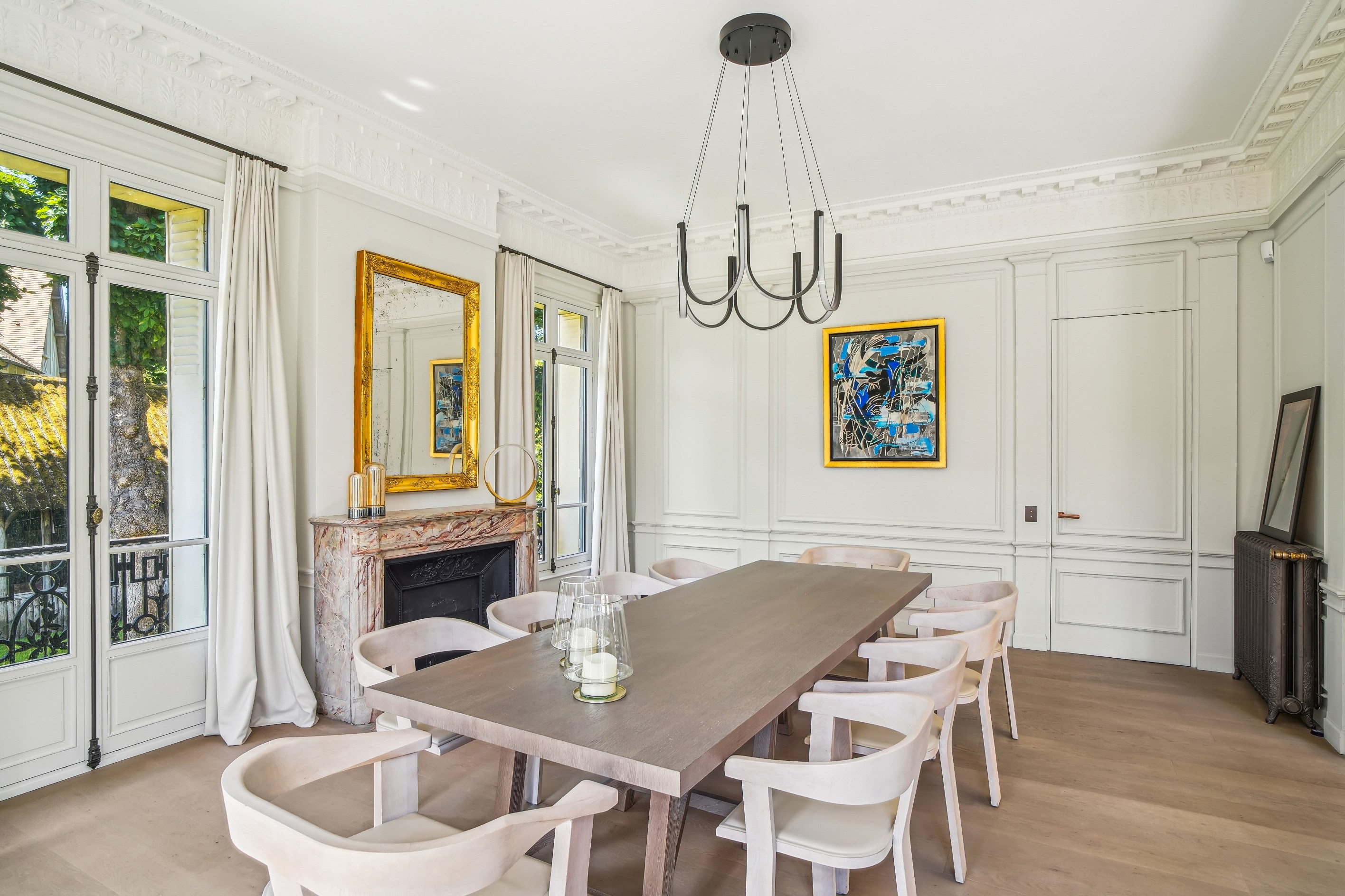  Le Vésinet – Historic Napoleon III Mansion Renovated by International Interior … - 物件實景