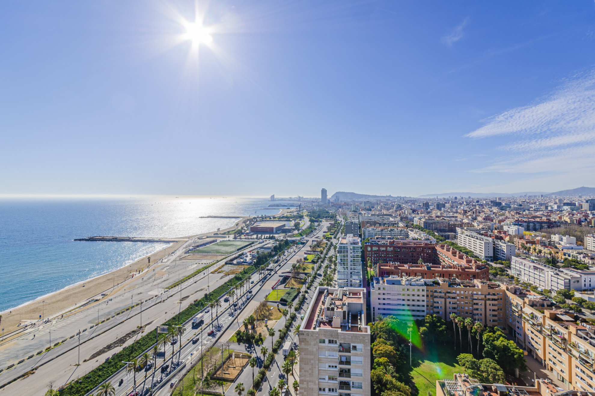  Family apartment with splendid sea and Barcelona views - 物件實景