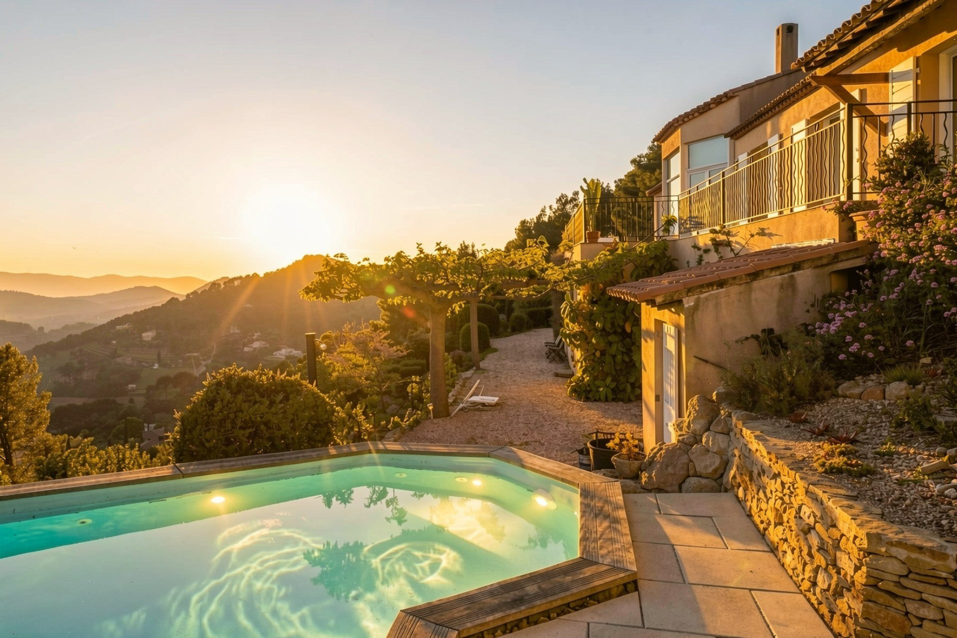  La Cadière d’Azur – Elevated Villa with Exceptional Panoramic Views - 物件實景
