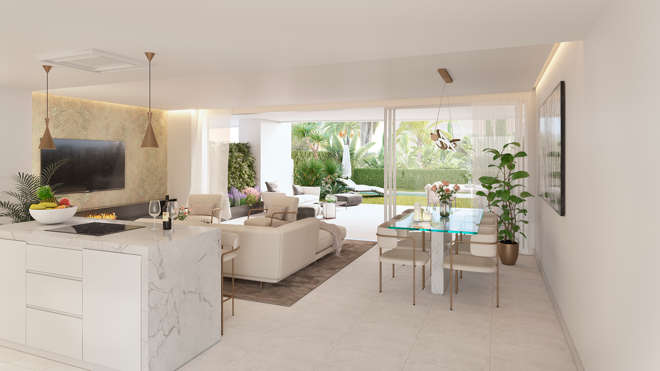  Contemporary Penthouse with Golf & sea views in Alcaidesa - 物件實景