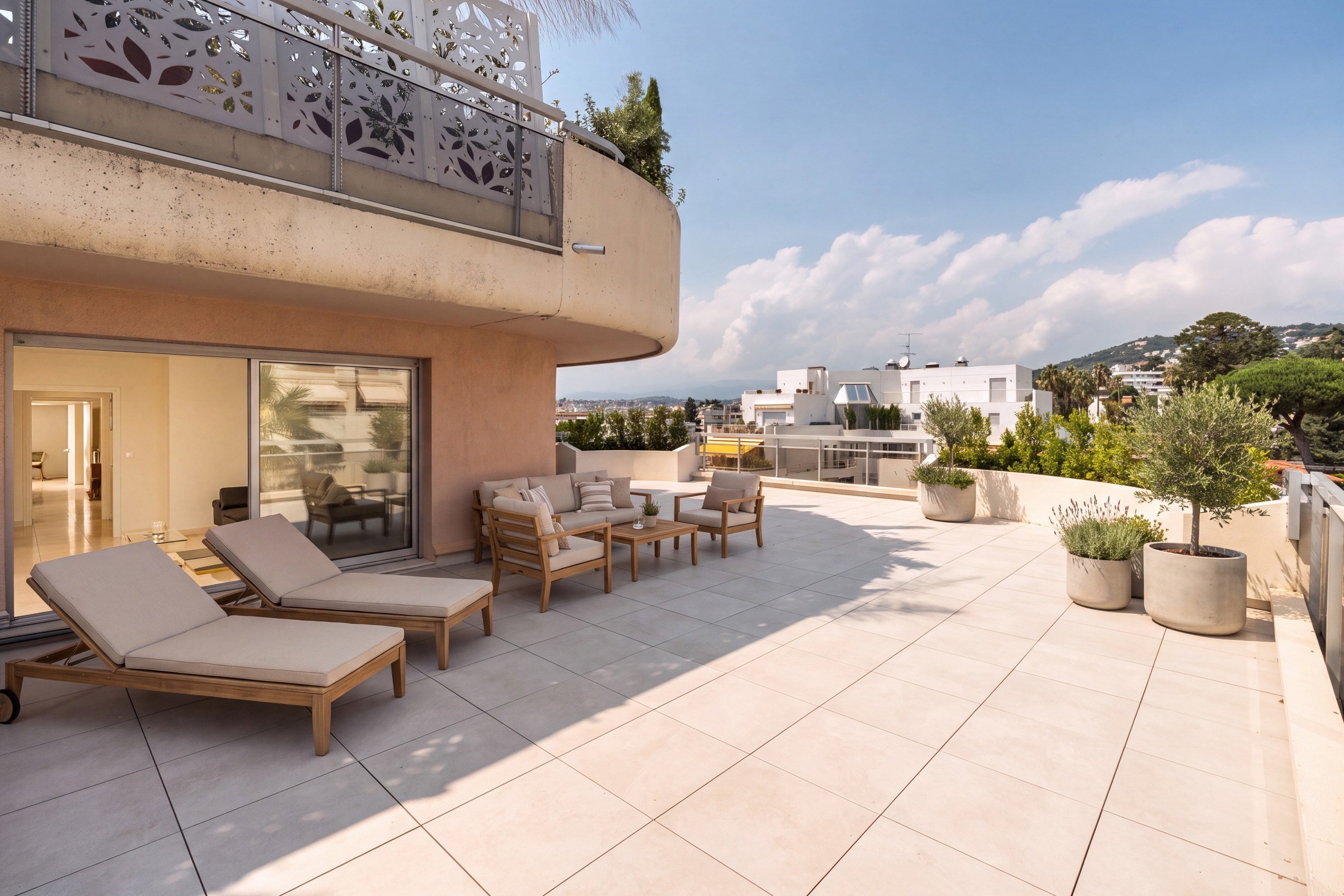  Cannes Basse Californie – 5 bedrooms apartment with open views and expansive te… - 物件實景