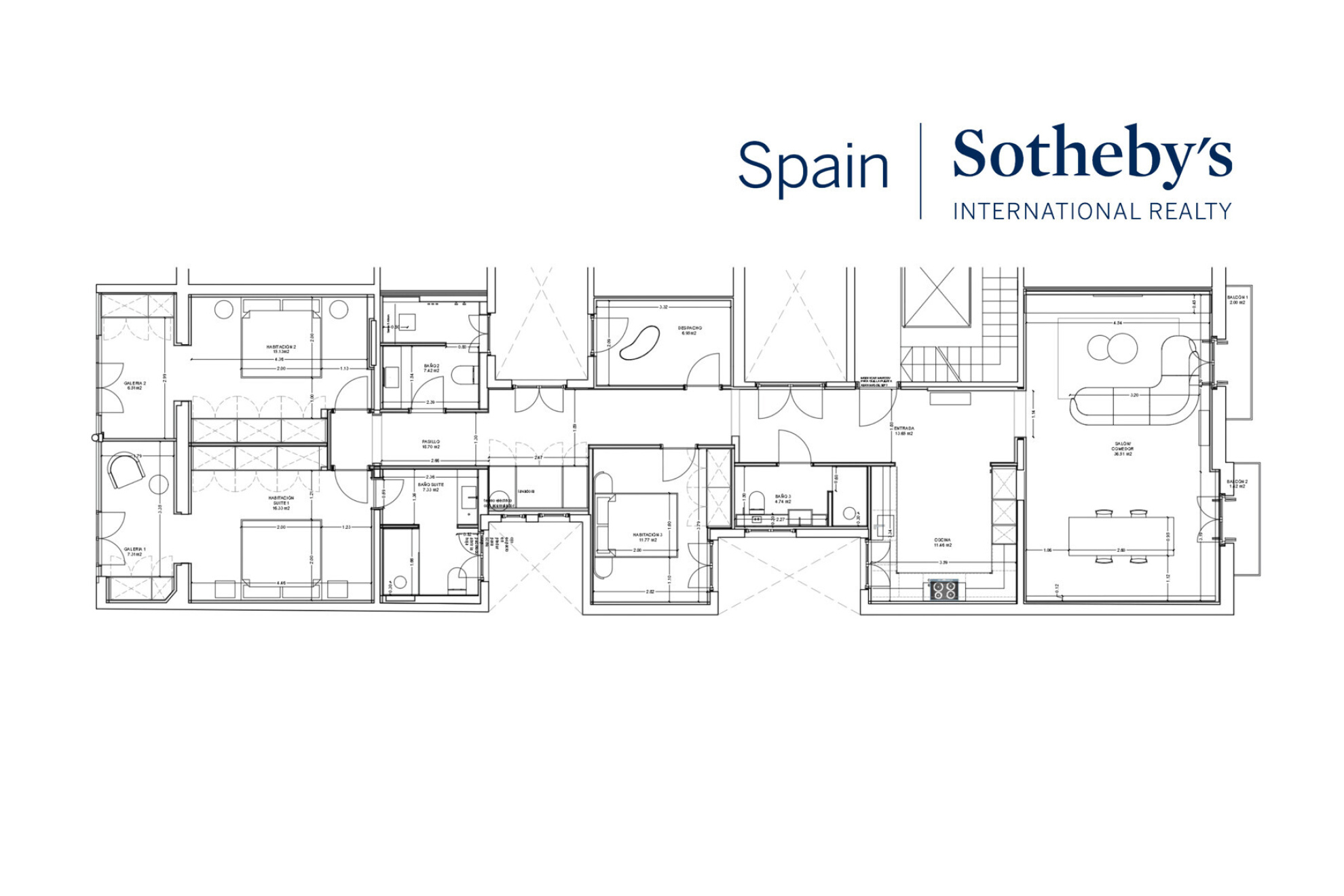  Modernist flat in Eixample with premium finishes in the Quadrat d