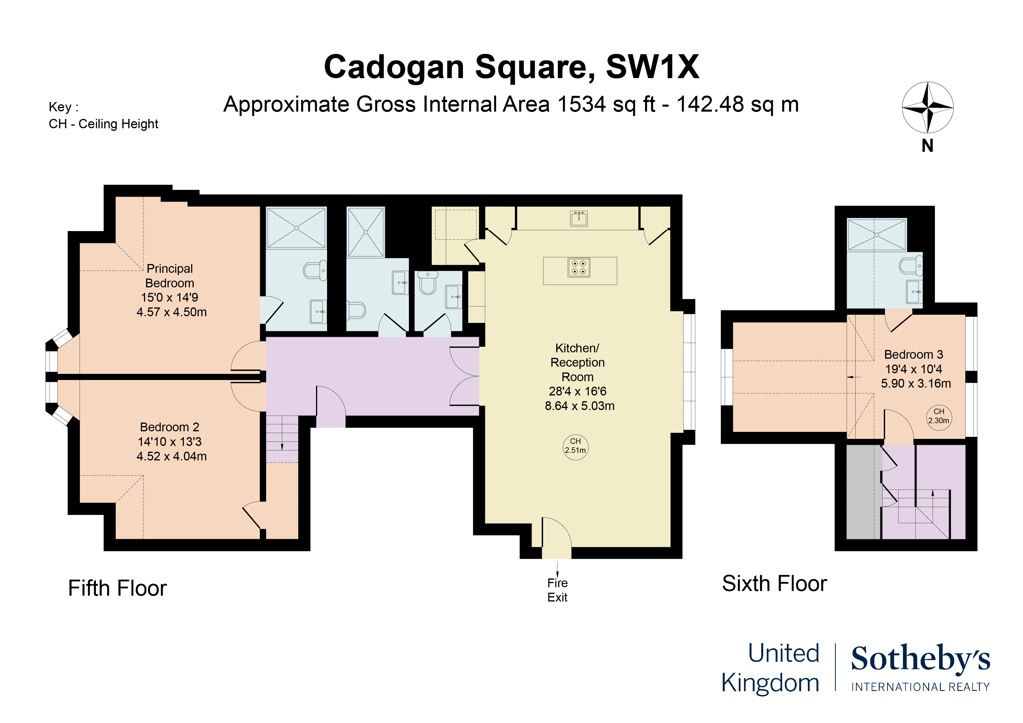 An outstanding penthouse on one of Knightsbridge’s prestigious garden squares
