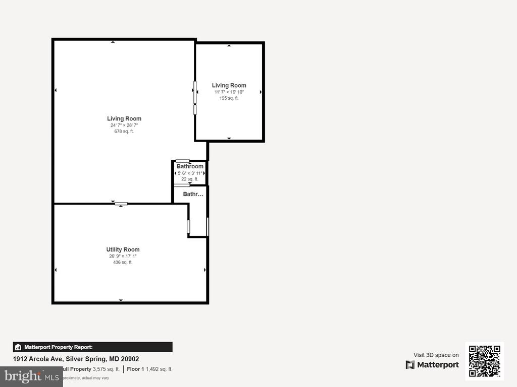 Silver Spring, Maryland, 20902, United States, 3 Bedrooms Bedrooms, ,3 BathroomsBathrooms,Residential,For Sale,1931688