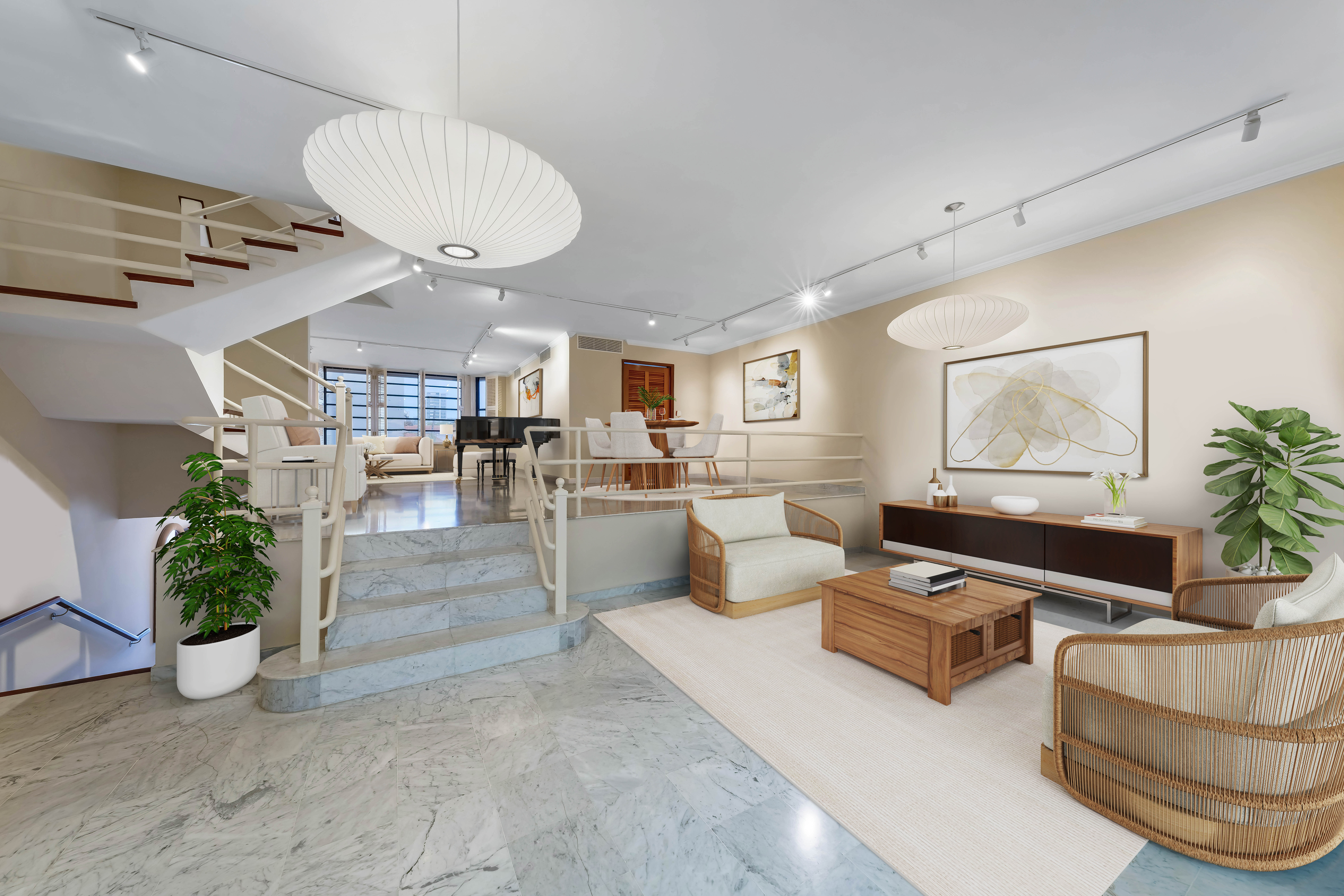  Contemporary Townhome at The Miramar Arts District - 物件實景