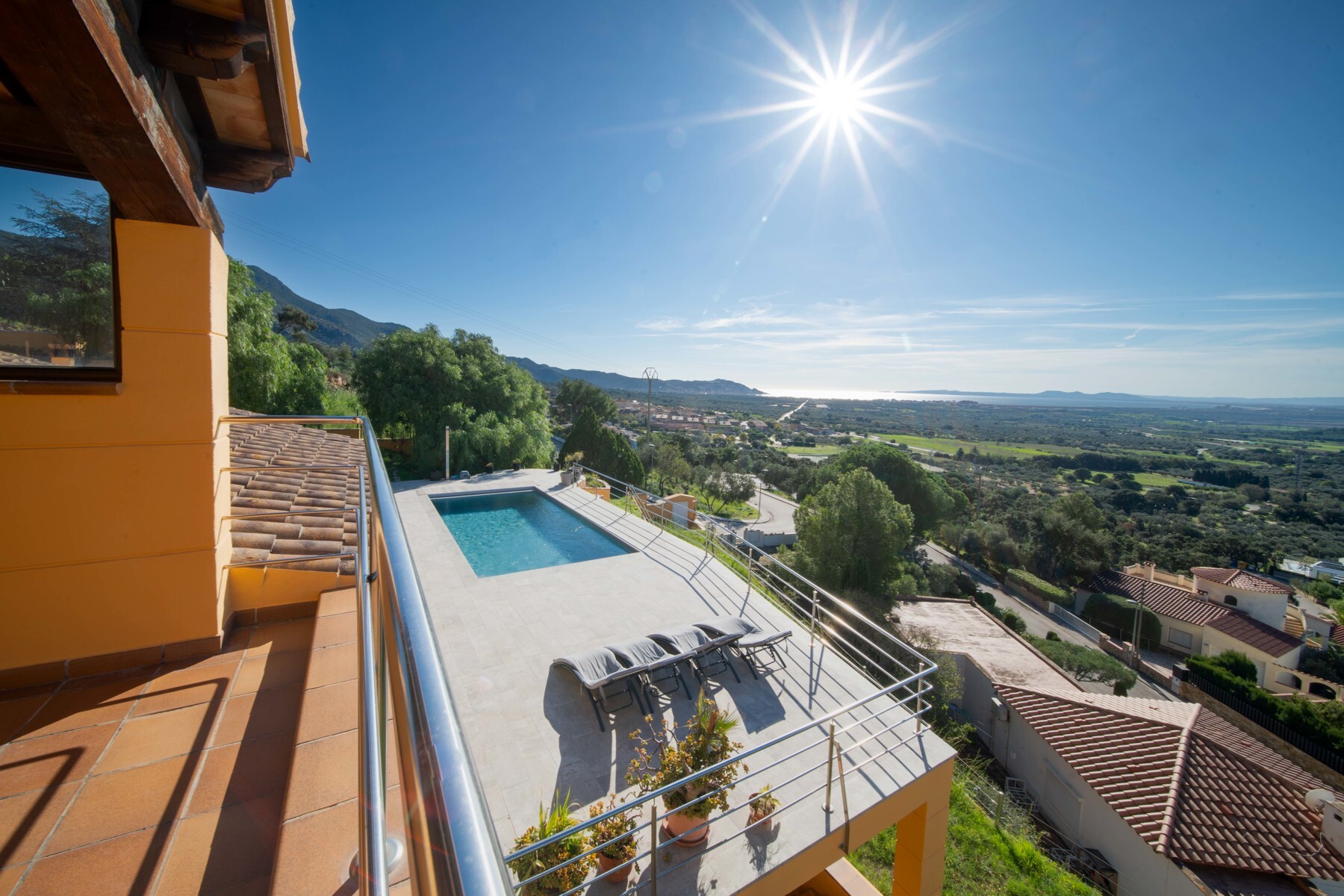  Luxury property with panoramic views, pool and spa - Palau Saverdera - 物件實景