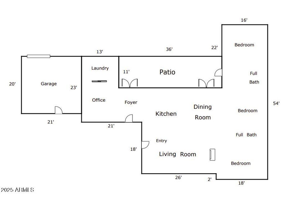 Prescott, Arizona, 86303, United States, 3 Bedrooms Bedrooms, ,2 BathroomsBathrooms,Residential,For Sale,2009226