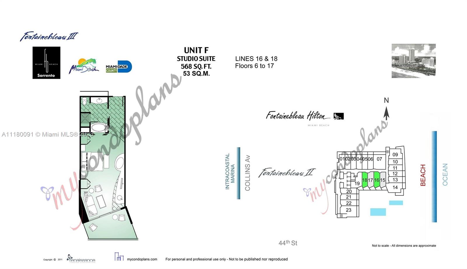 4391 Collins Ave Unit 1016, Miami Beach, Florida, 33140, United States, ,1 BathroomBathrooms,Residential,For Sale,4391 Collins Ave Unit 1016,1620018