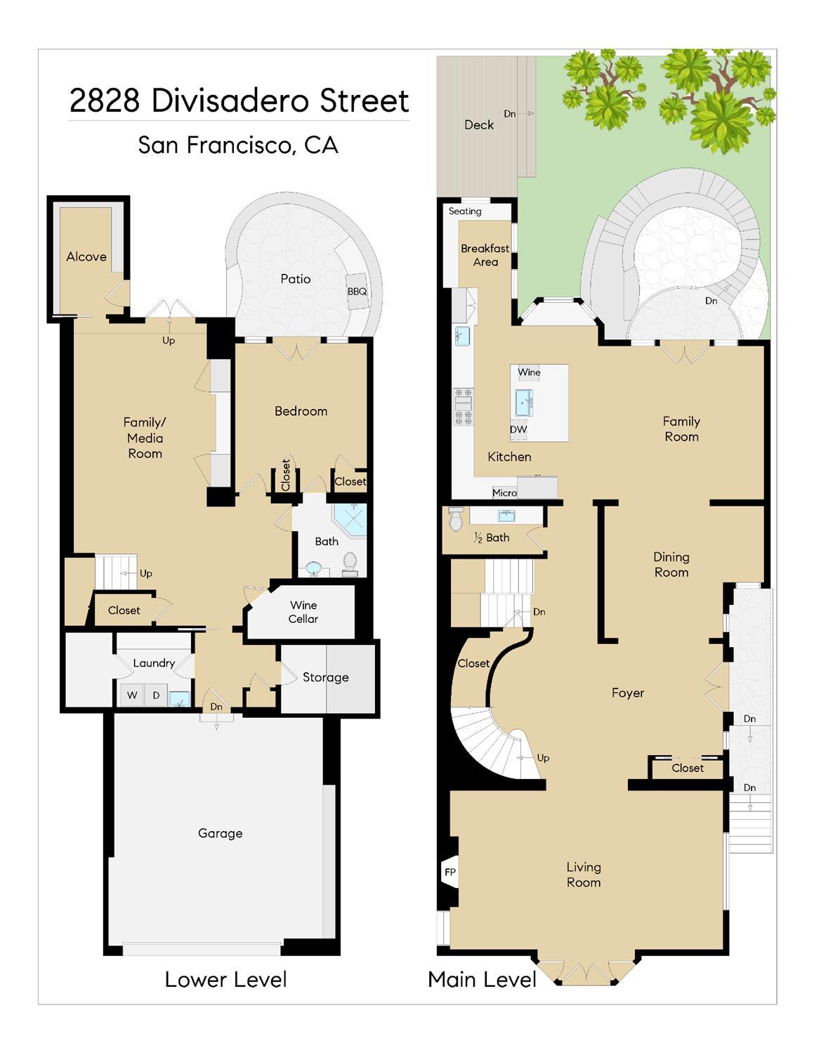 San Francisco, California, 94123, United States, 4 Bedrooms Bedrooms, ,6 BathroomsBathrooms,Residential,For Sale,1989096