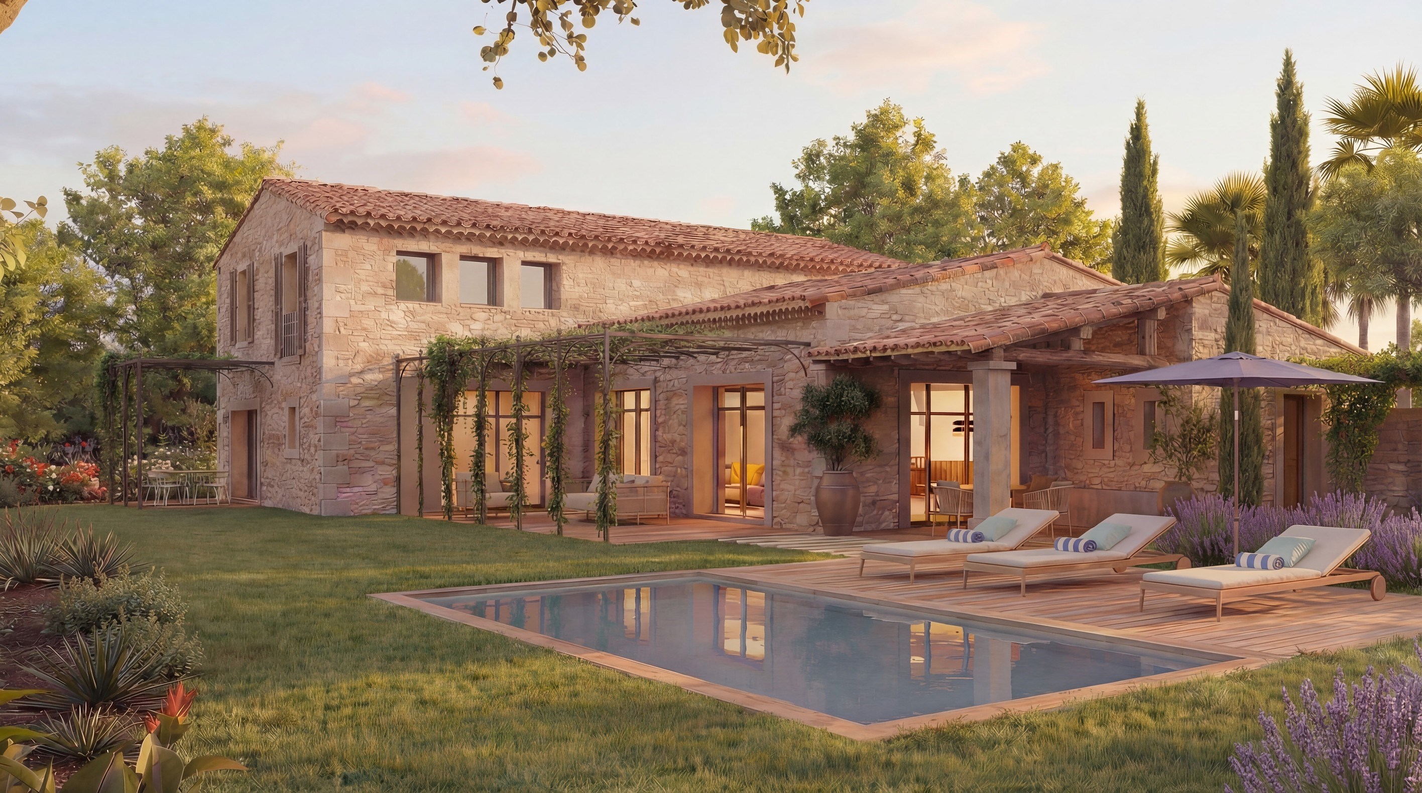  New Luxury Villa Inspired by the Alpilles’ Traditional Mas – Paradou - 物件實景