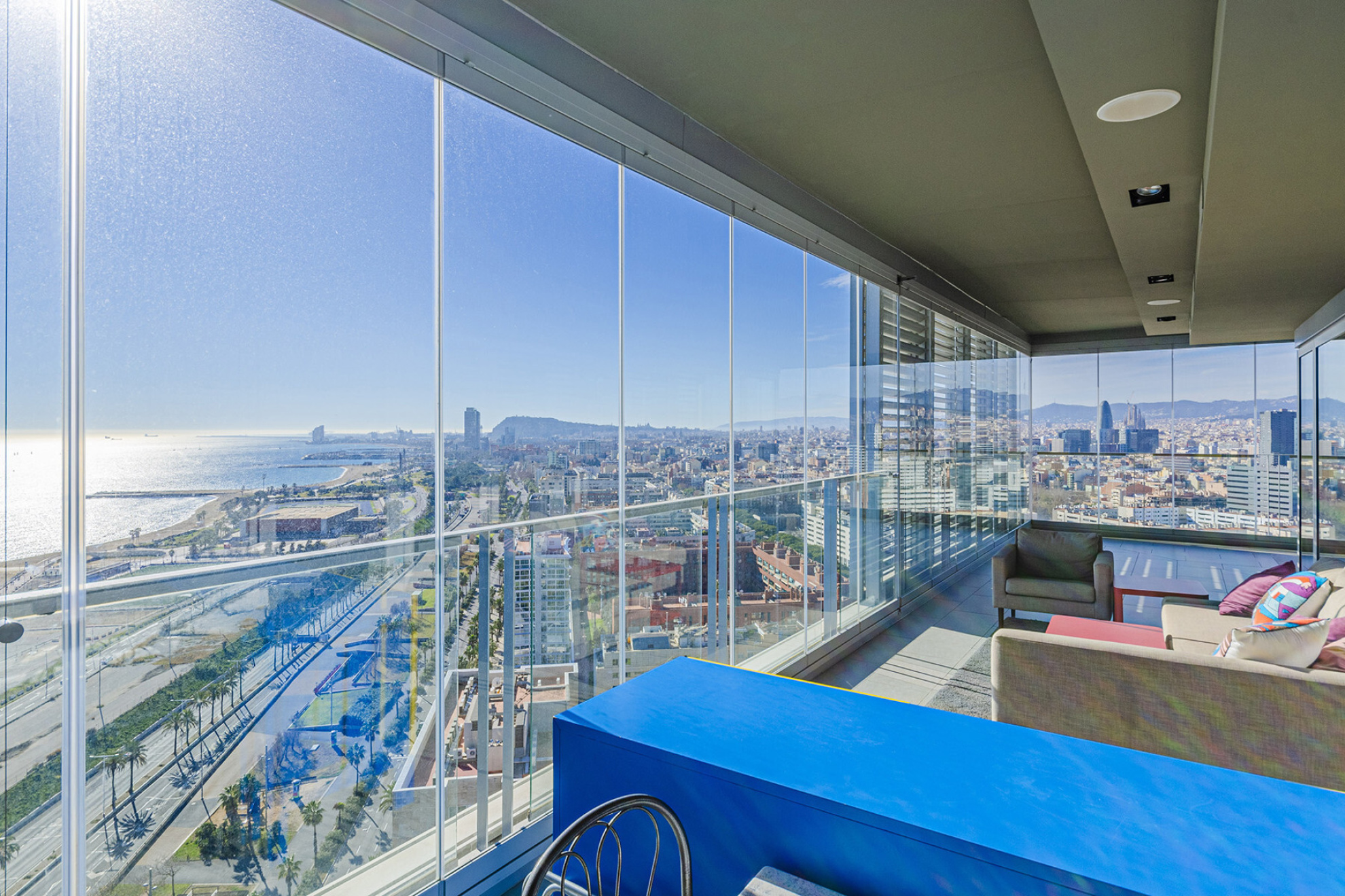  Family apartment with splendid sea and Barcelona views - 物件實景