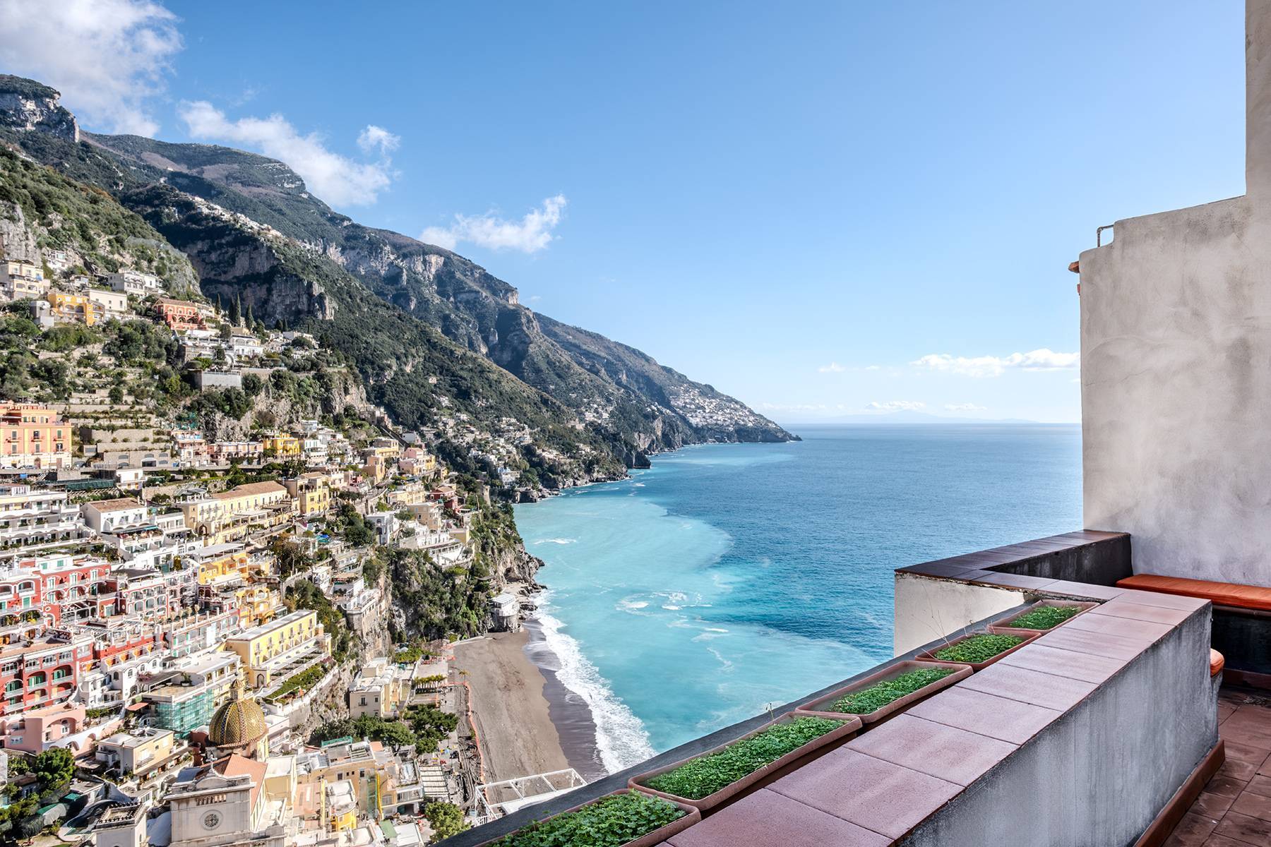 Residence with panoramic views over the beach of Positano - 物件實景