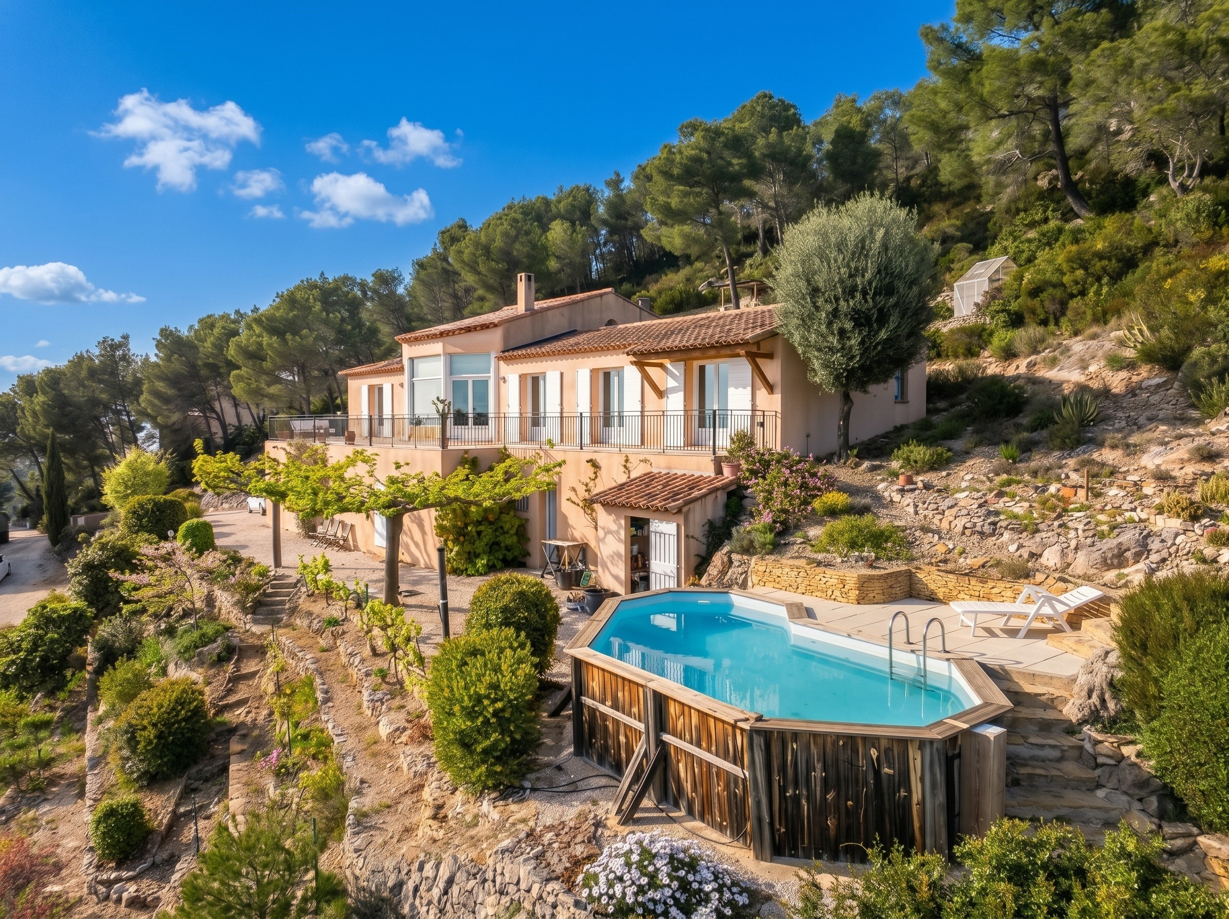  La Cadière d’Azur – Elevated Villa with Exceptional Panoramic Views - 物件實景