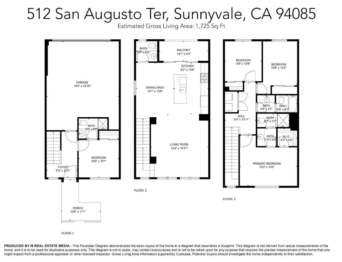 512 San Augusto Ter, Sunnyvale, California, 94085, United States, 4 Bedrooms Bedrooms, ,4 BathroomsBathrooms,Residential,For Sale,512 San Augusto Ter,1527462