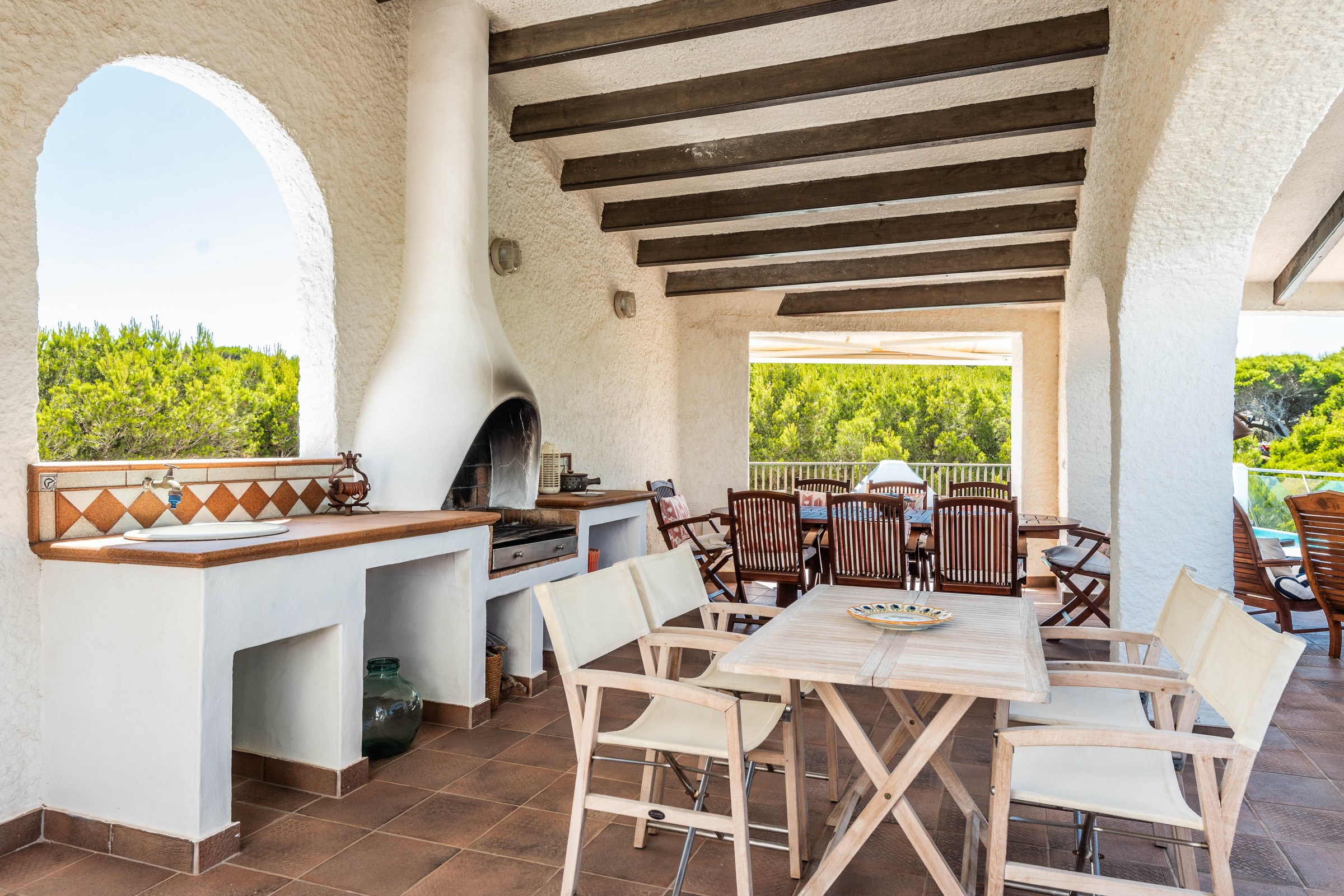  Villa with pool, garden, and sea views on the Costa de Cala Morell - 物件實景
