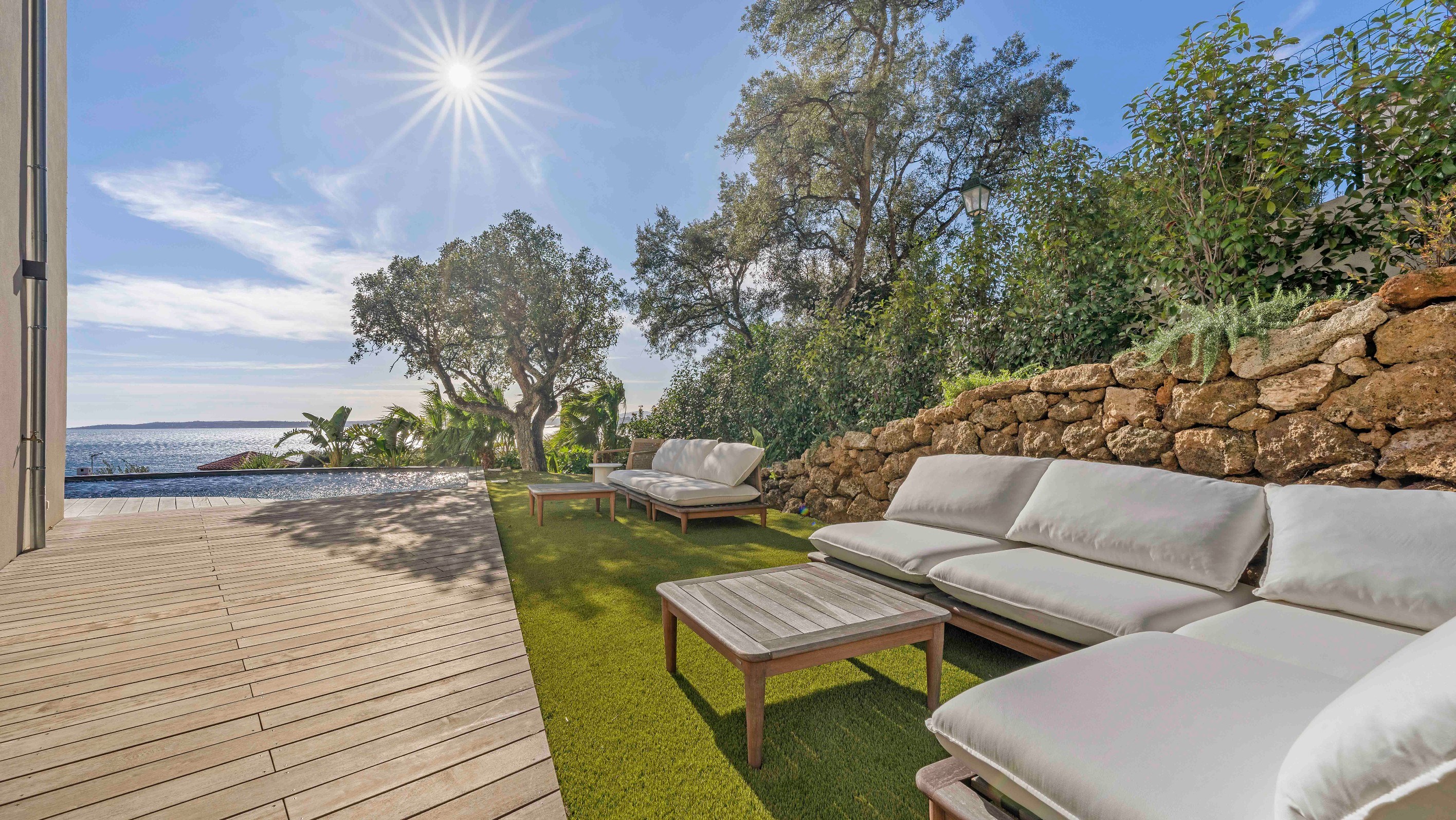  Luxury sea view villa in Les Issambres with heated pool view on Saint-Tropez - 物件實景