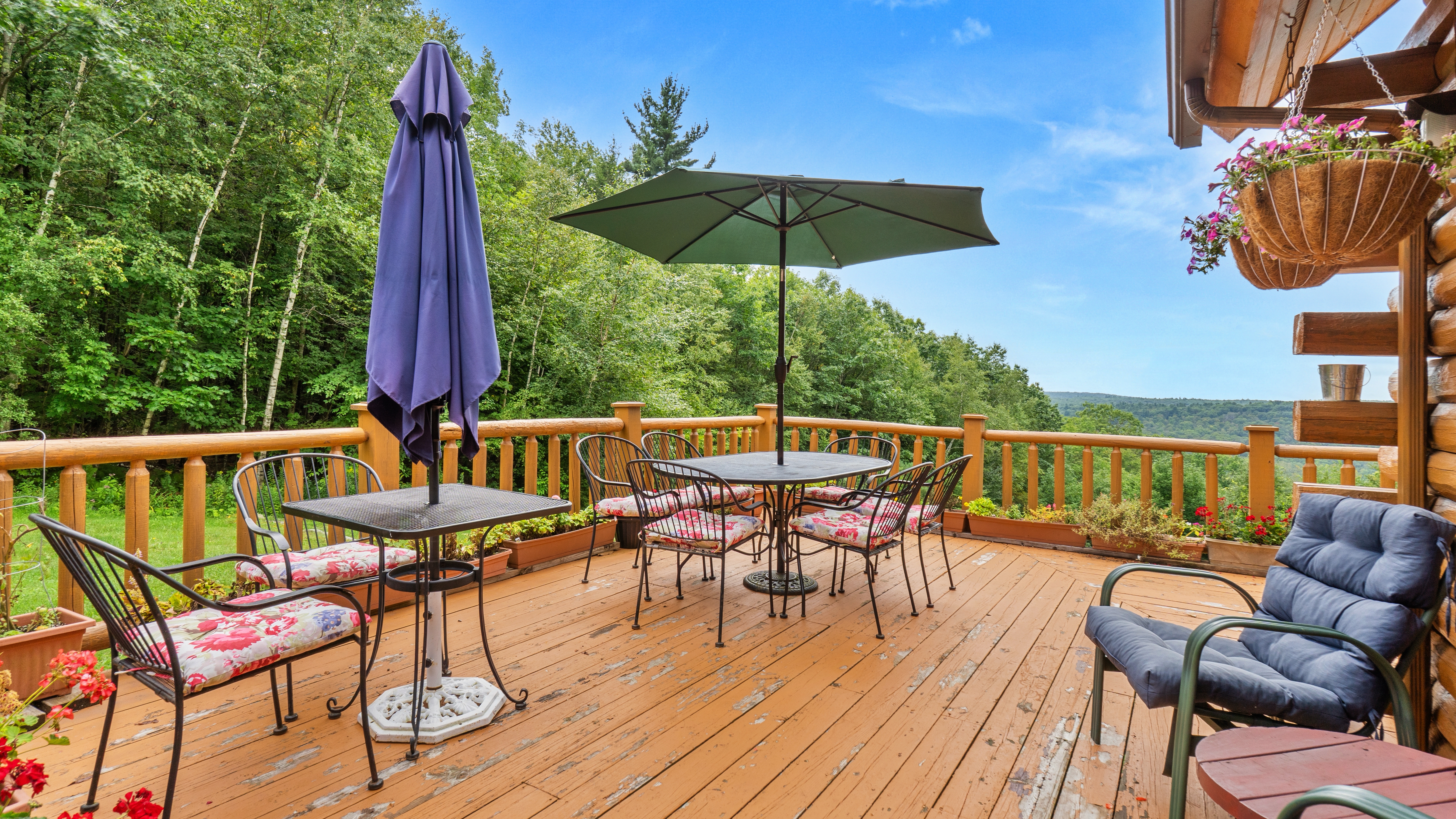  10-Acre Log Contemporary Near Jacob