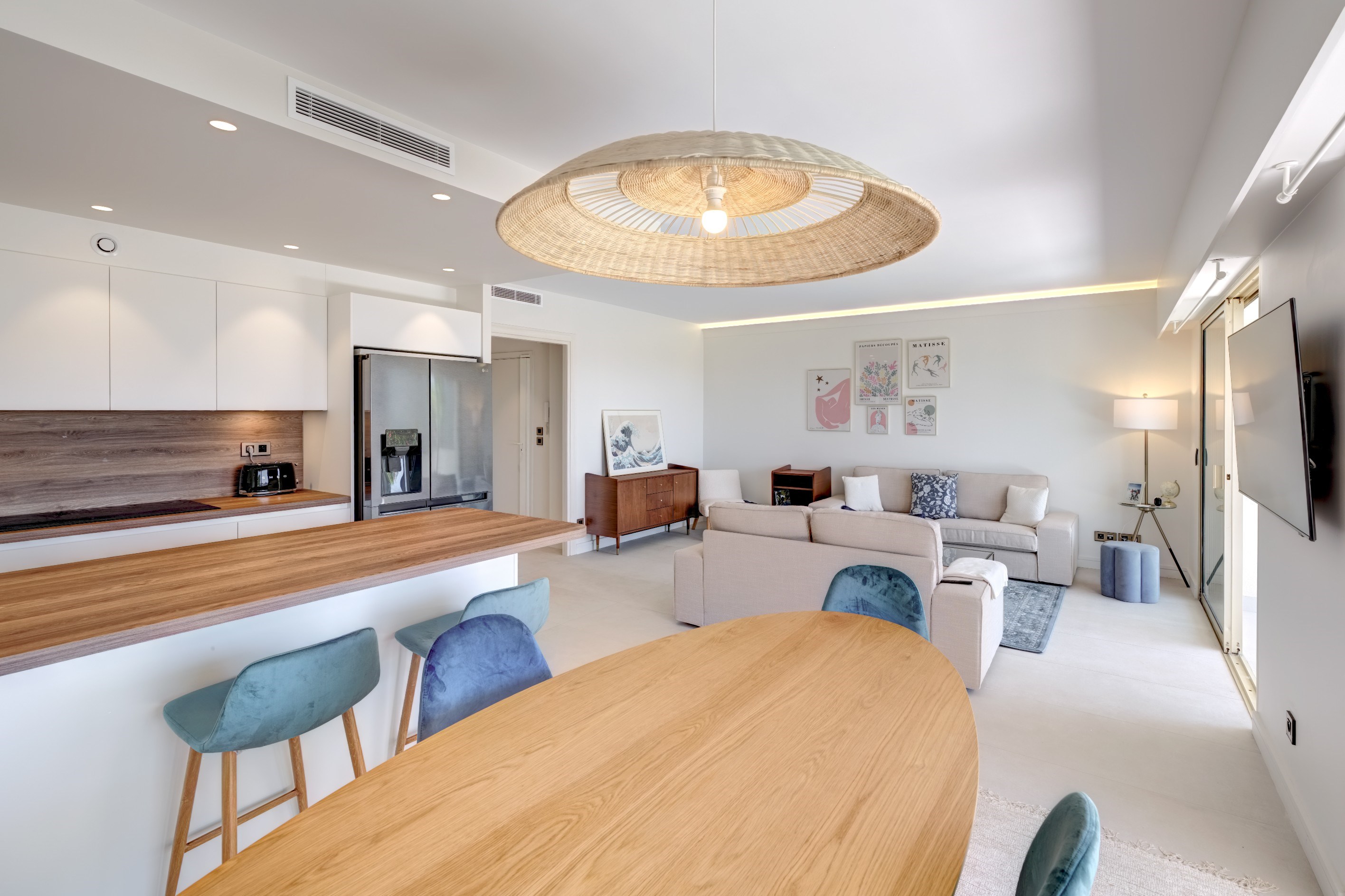  Sea view apartment with terraces in Cannes Croix des Gardes residence with pool - 物件實景