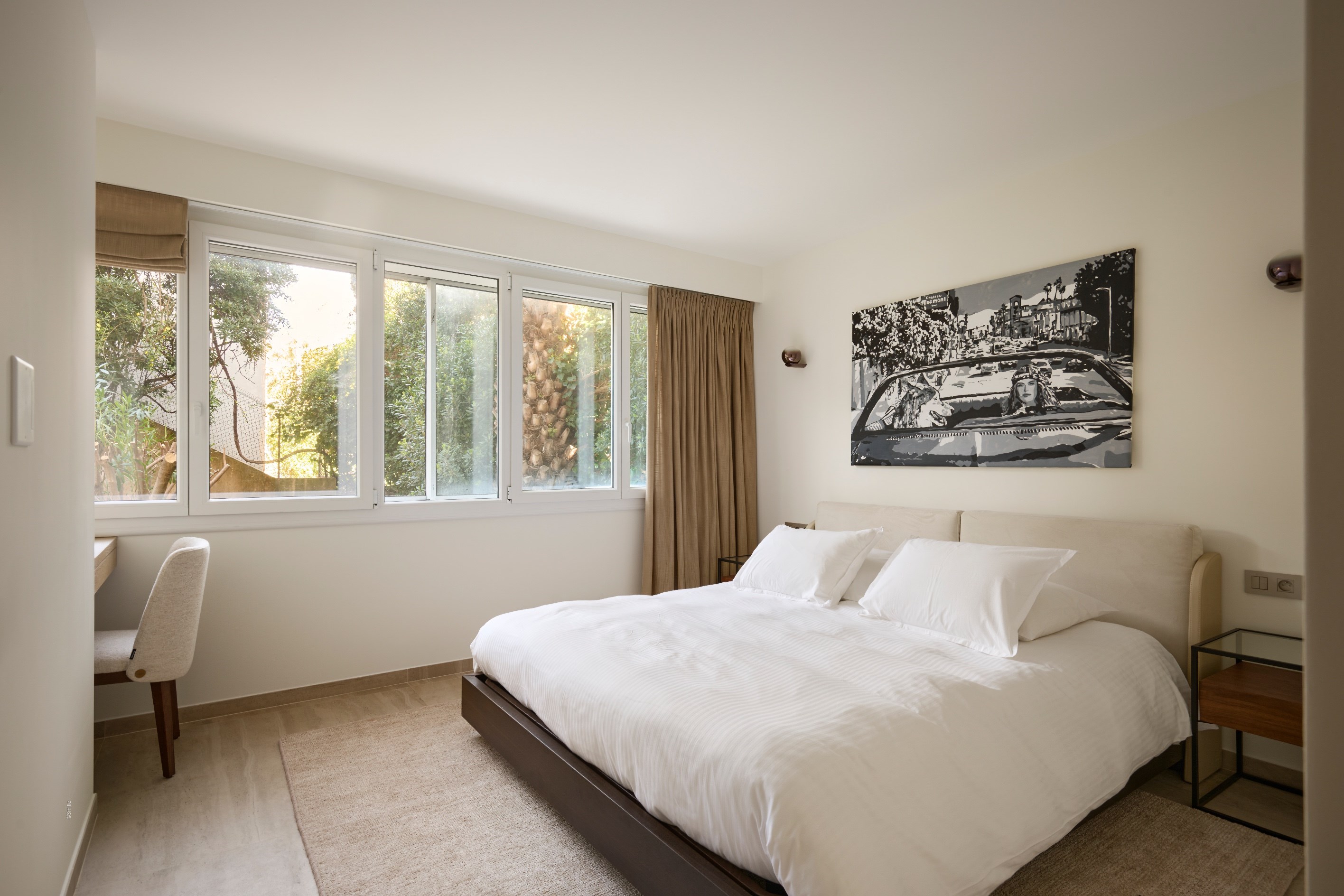  Cannes Palm Beach seafront apartment with large terrace and direct beach access - 物件實景