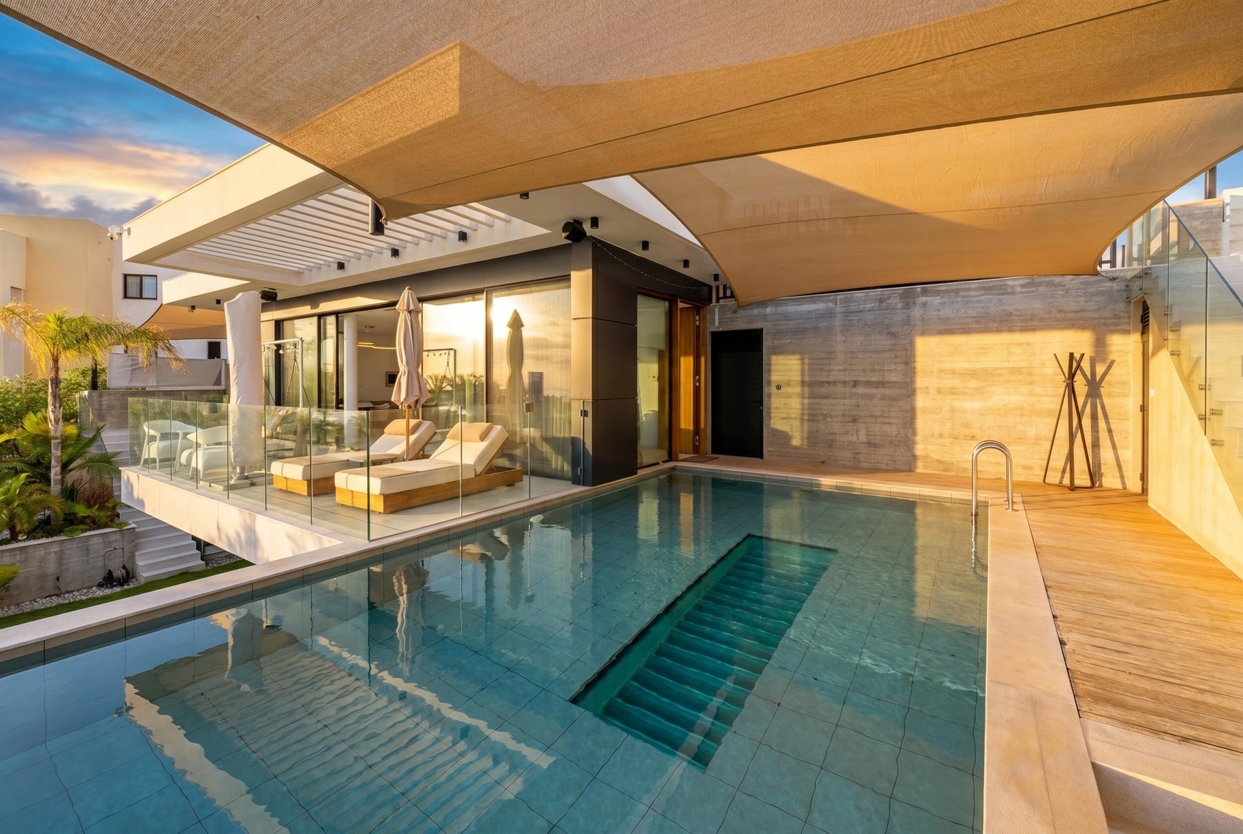  Four Bedroom Sea View Modern Villa with Private Pool in Pafos - 物件實景
