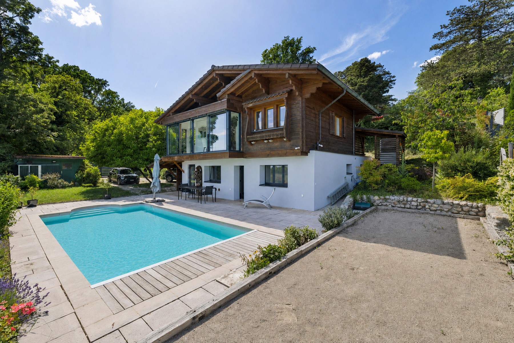  Stunning lake view, cottage with a pool - 物件實景