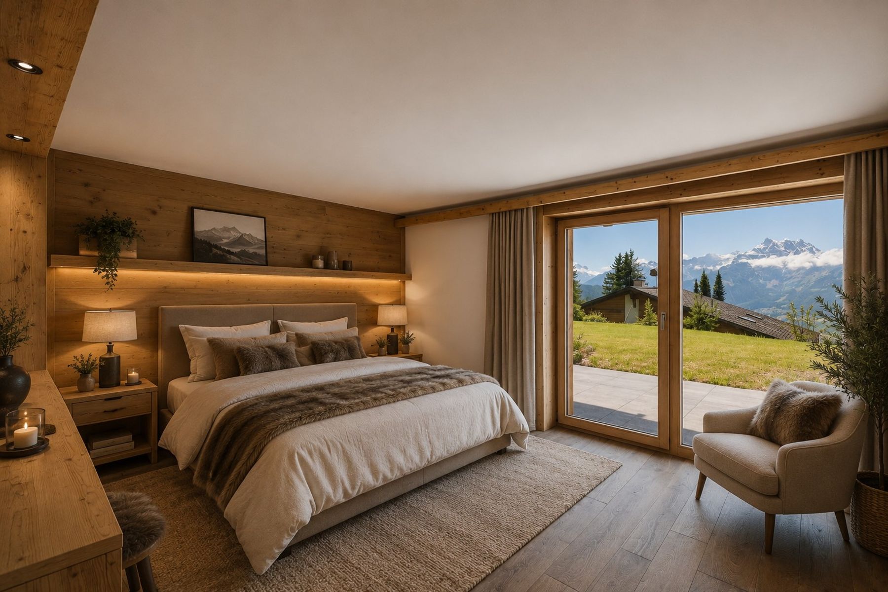  Rare duplex with garden, ski-in & ski-out, sublime view - 物件實景