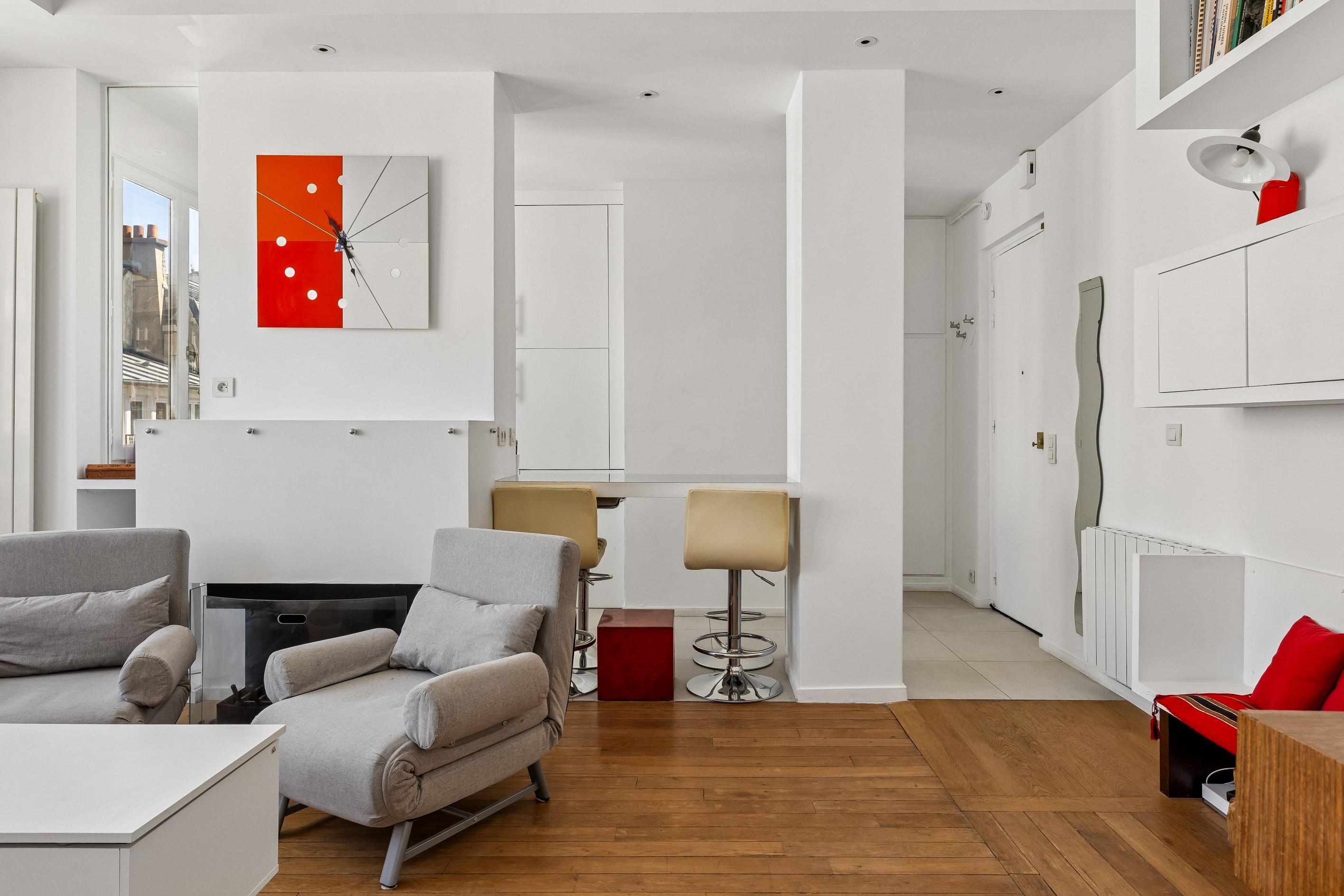  Paris XVIII — Bright top-floor apartment in the Abbesses area, with open views … - 物件實景