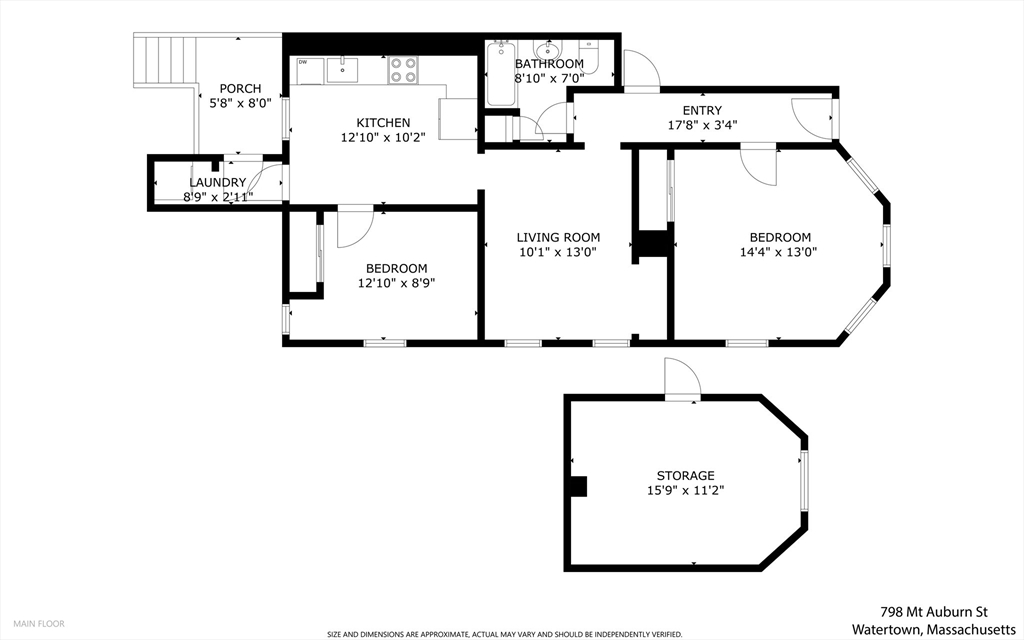Watertown, Massachusetts, 02472, United States, 2 Bedrooms Bedrooms, ,1 BathroomBathrooms,Residential,For Sale,1940612