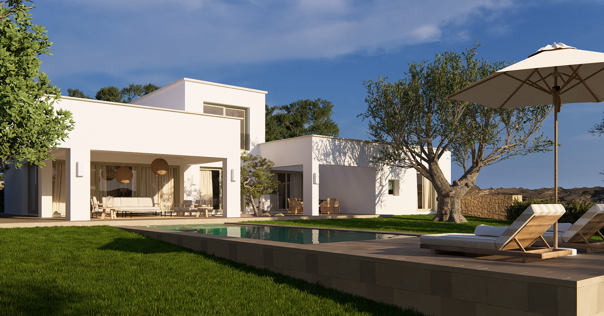  Contemporary villa with single-level living and landscaped garden - 物件實景
