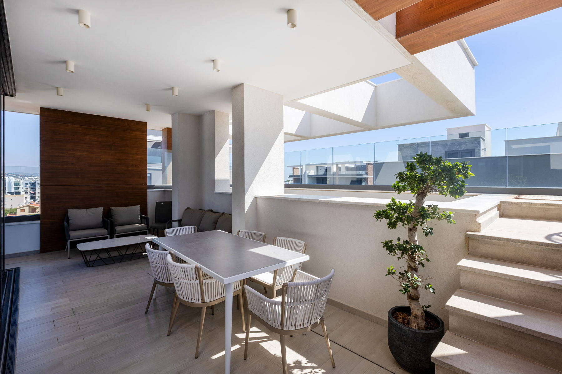  Three Bedroom Penthouse with Underfloor Heating in Germasogeia, Limassol - 物件實景