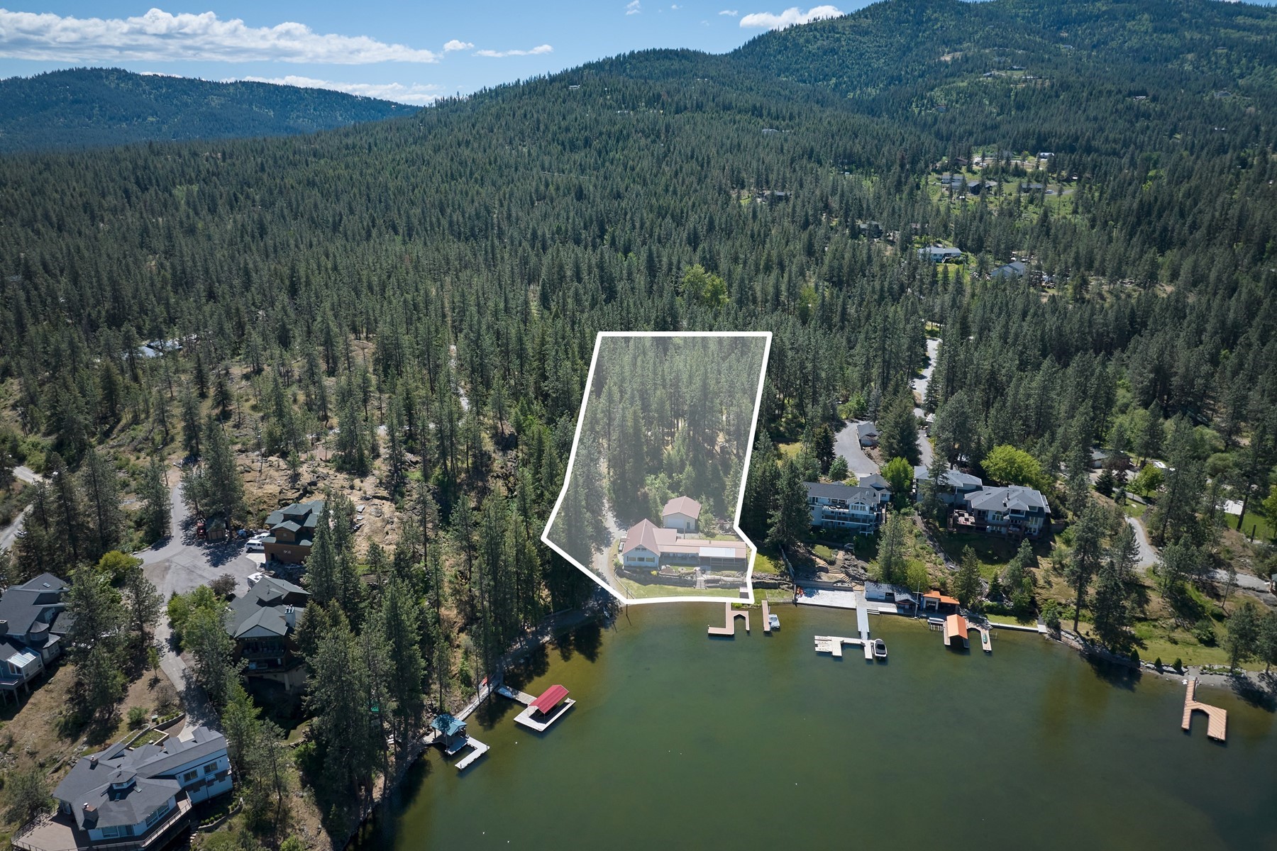  Rare 10 acre/3 Parcel Waterfront Property - 物件實景
