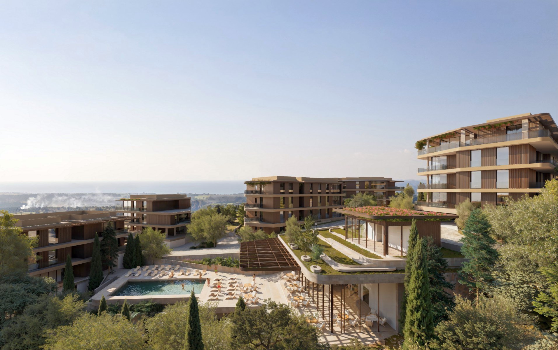  4 Bedroom Apartment in a Luxury Complex with Clubhouse & Pool in Pafos Suburb - 物件實景