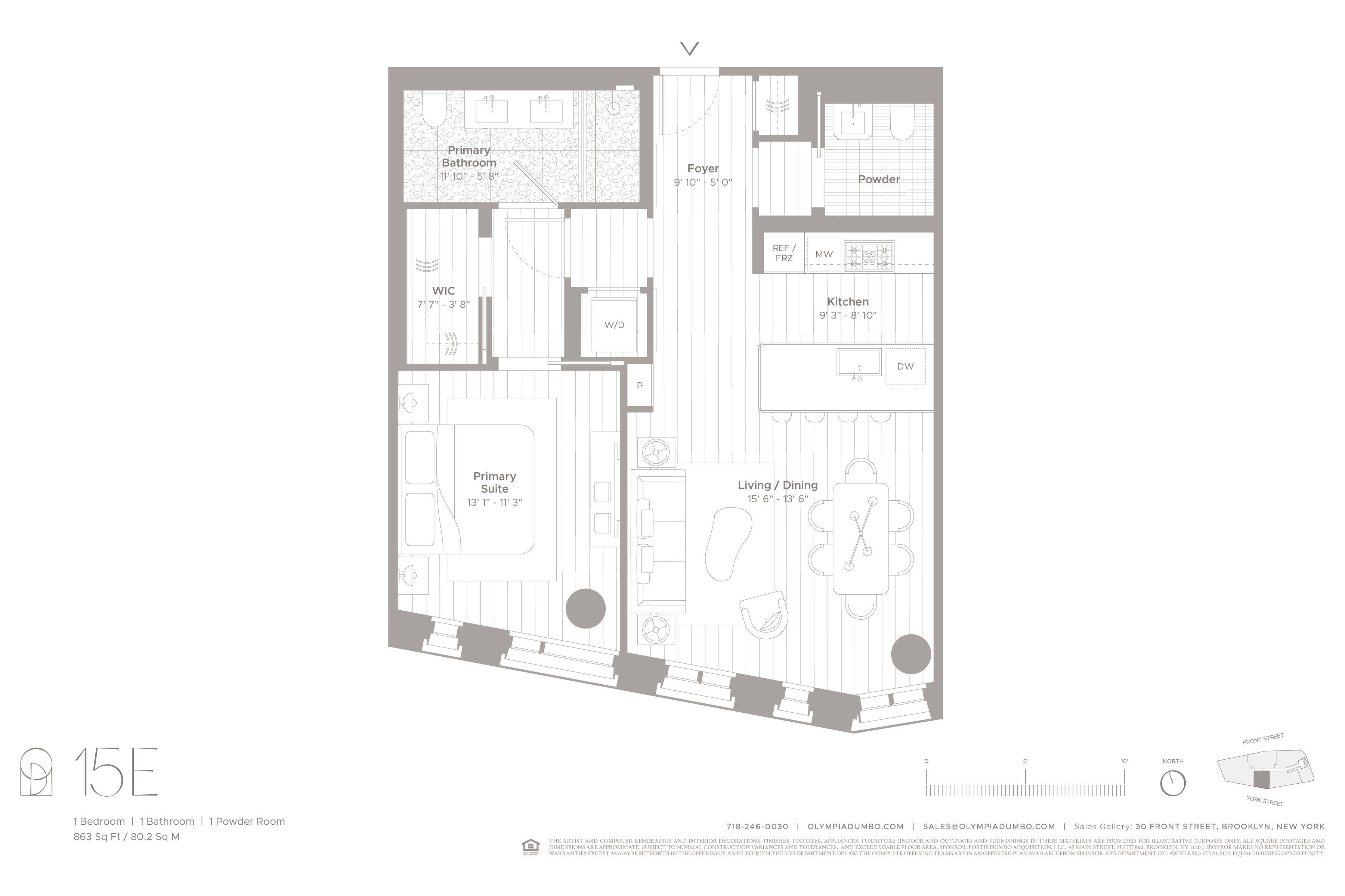 30 Front Street, Apt 15E 