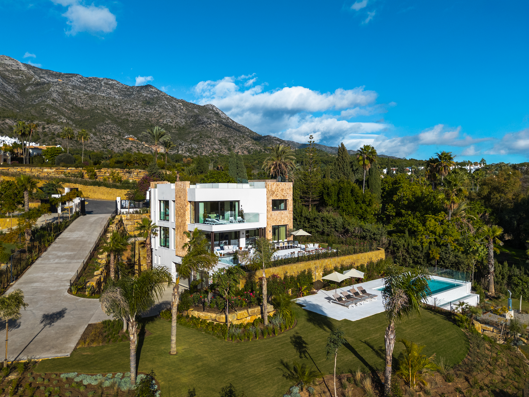  Contemporary designer villa with sea views in Marbella