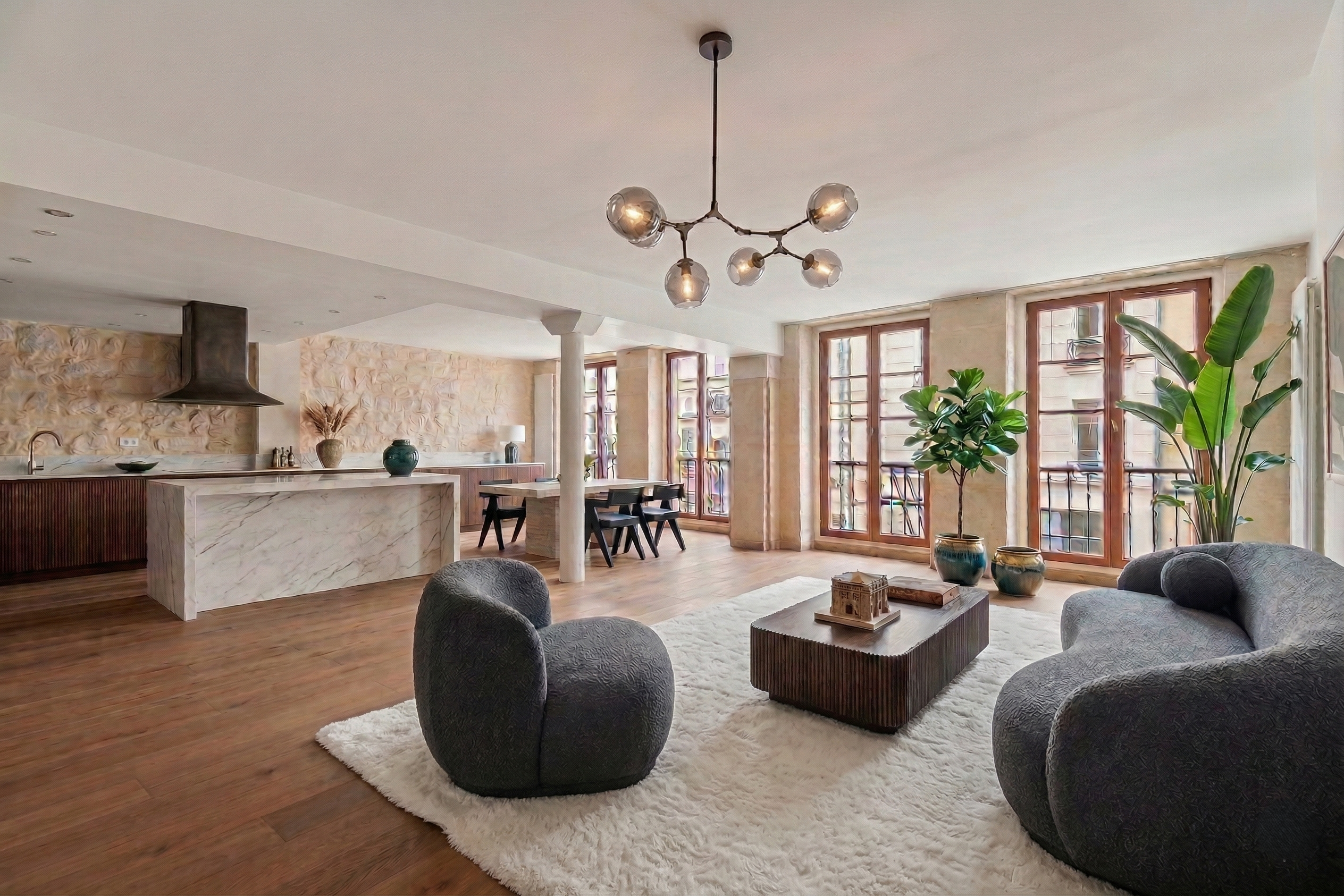  Paris 2nd. 110 sq.m apartment with two bedrooms in good condition - 物件實景