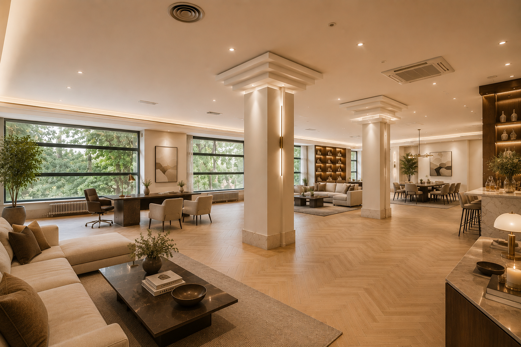  Recoletos: transformable office into a home with 9 windows. Madrid - 物件實景