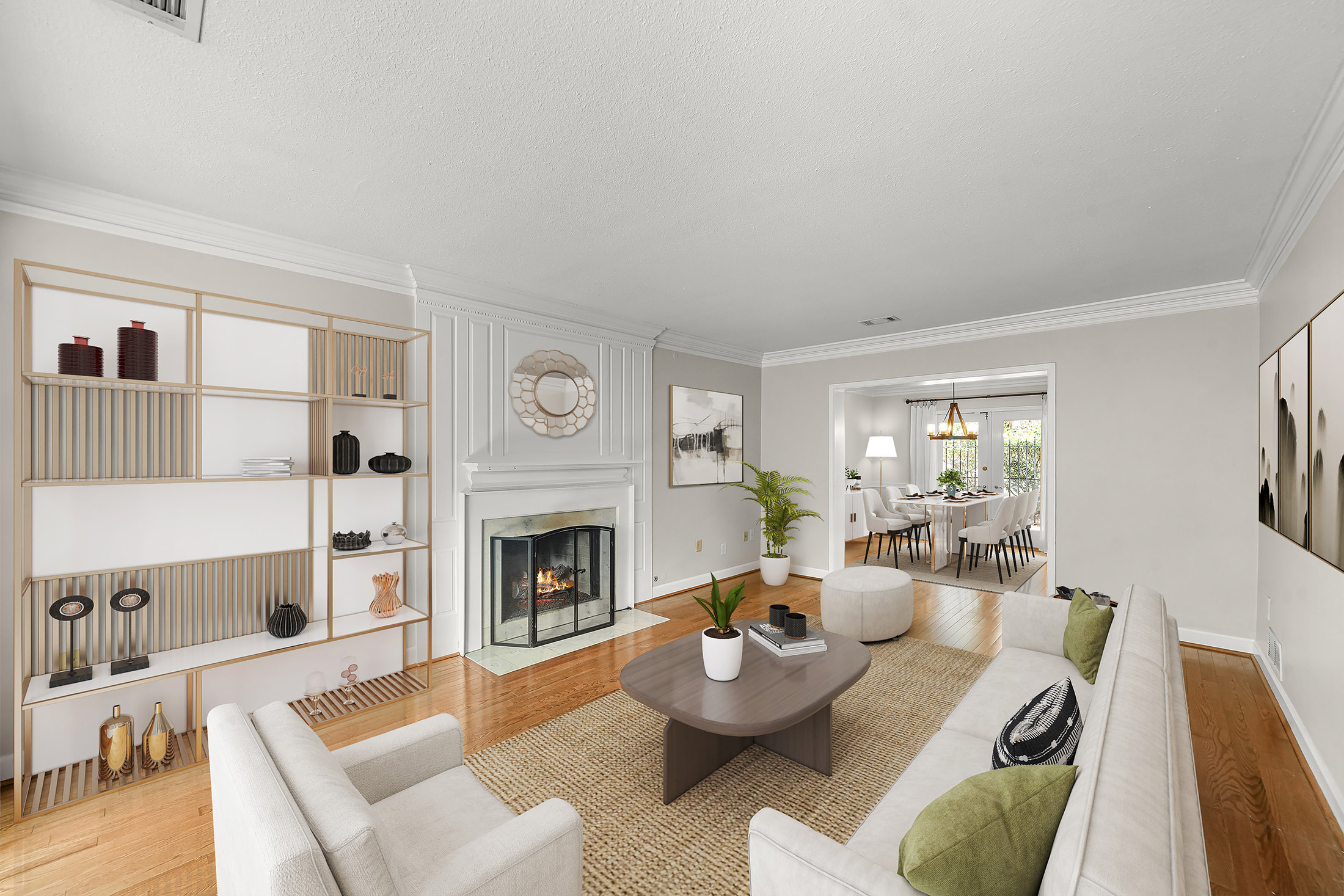  Beautiful Brick Townhome Offers Peaceful Park-like Living in Buckhead - 物件實景