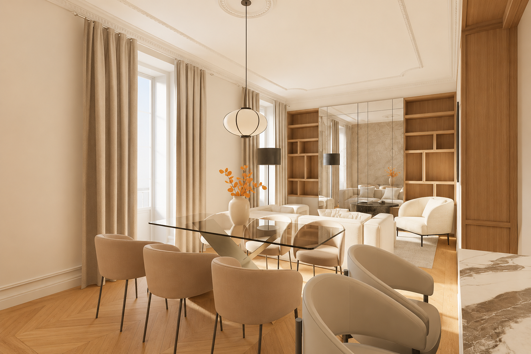  Contemporary Building for Sale in the Justice Center, Madrid - 物件實景
