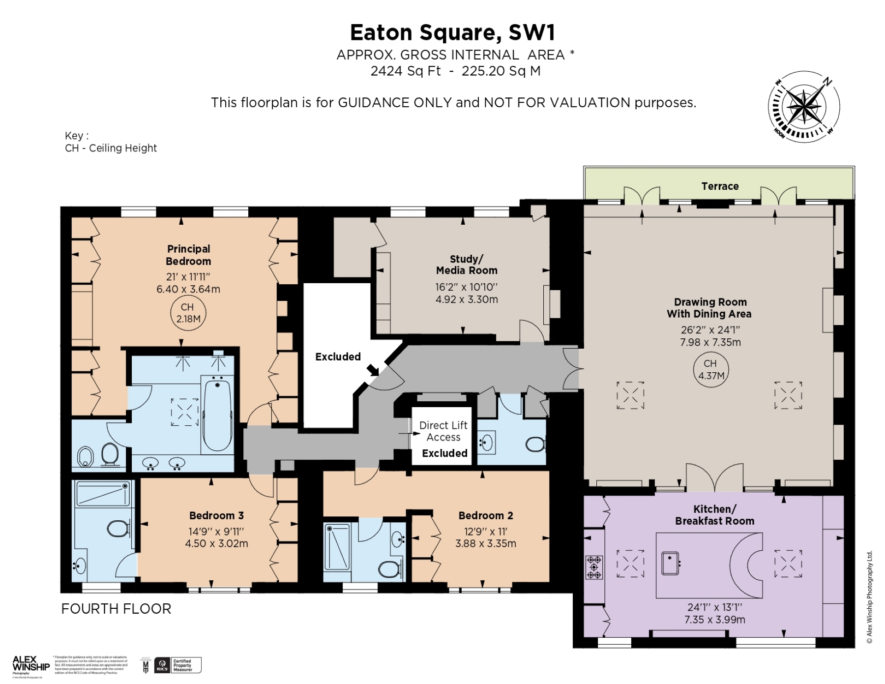 Beautifully designed penthouse apartment in portered Belgravia luxury residence 