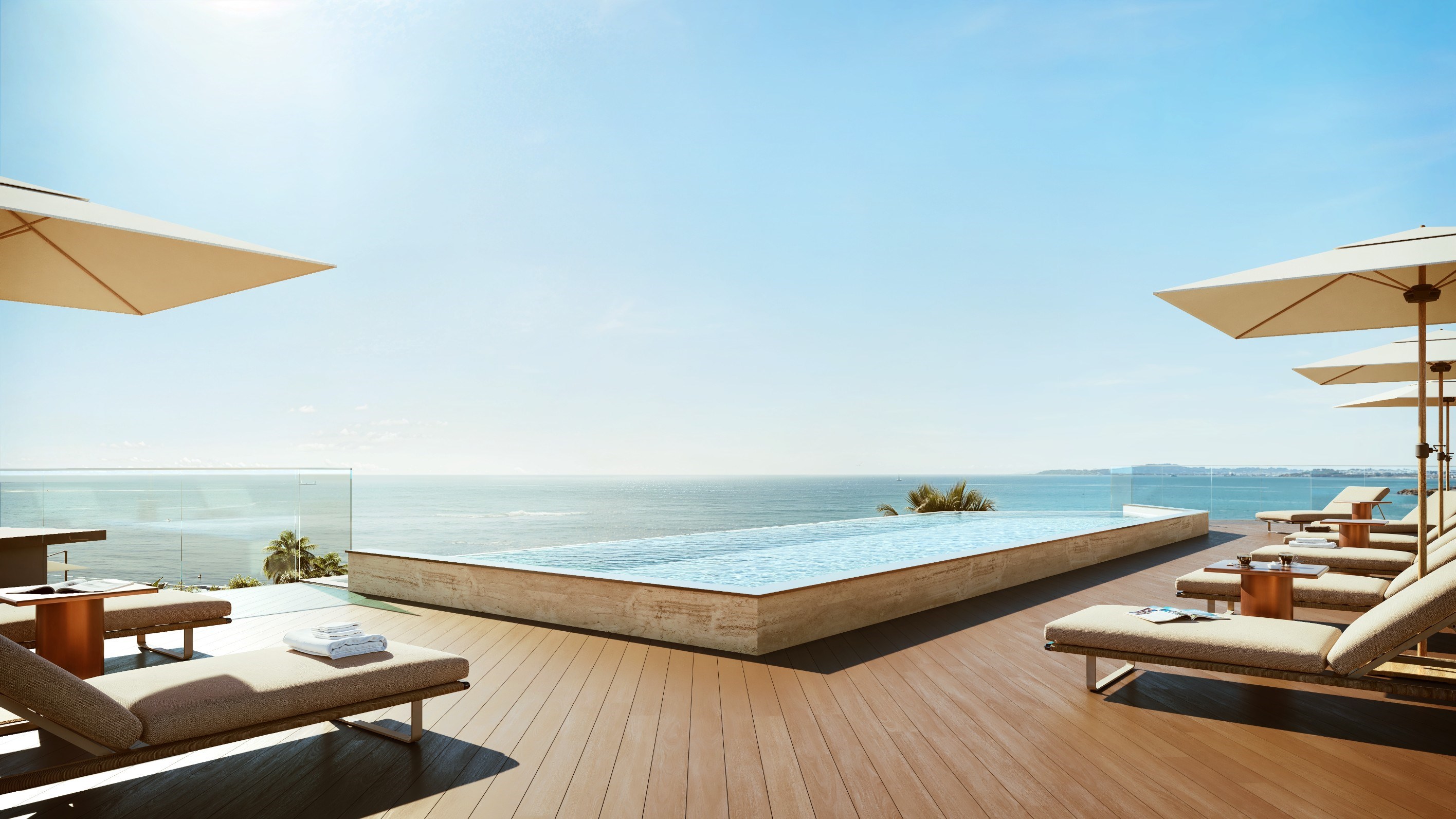  150 sqm sea-view apartment with terraces and pool - Seafront - 物件實景