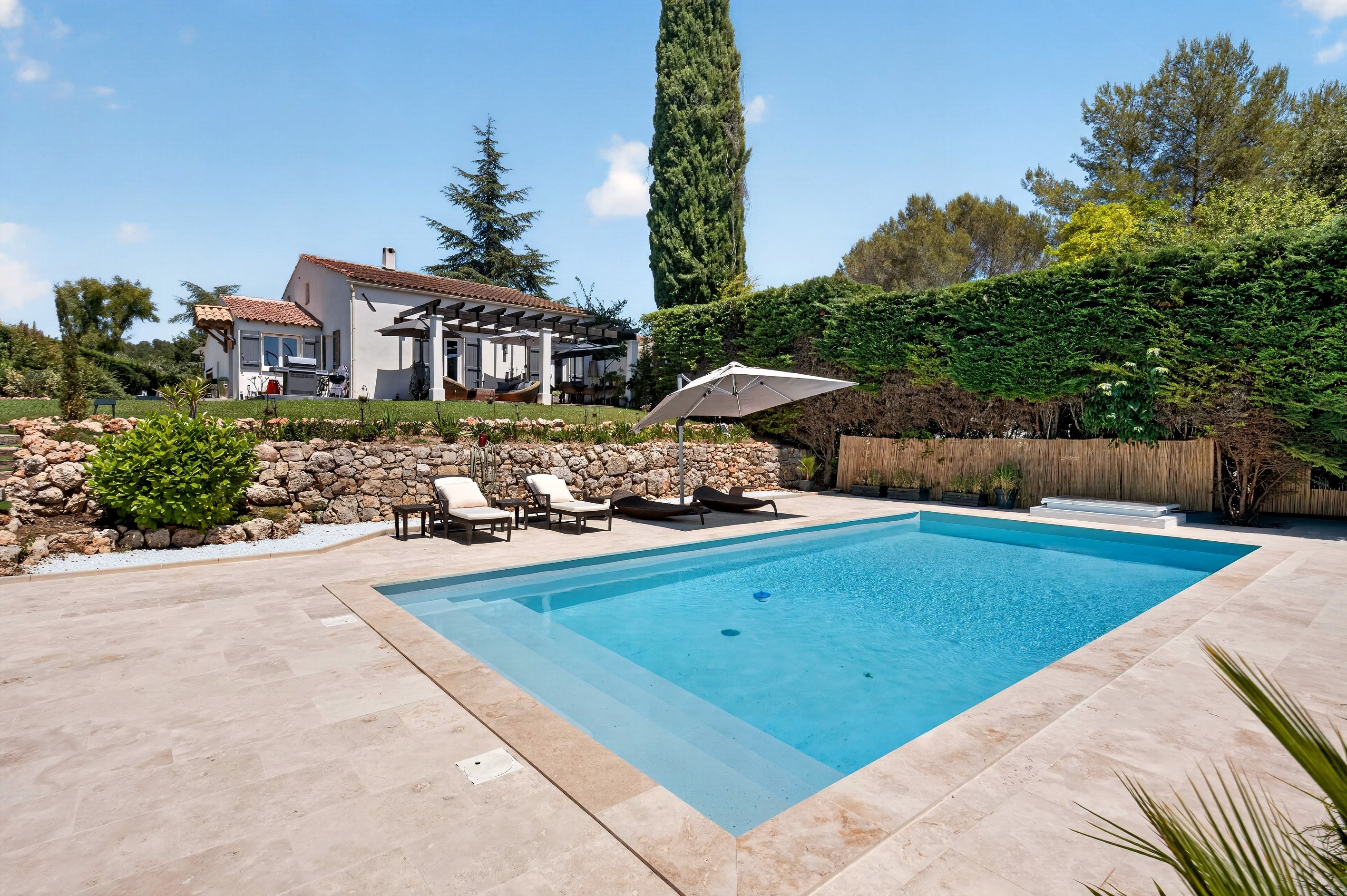  Villa with pool and countryside views in Plascassier near Valbonne - 物件實景