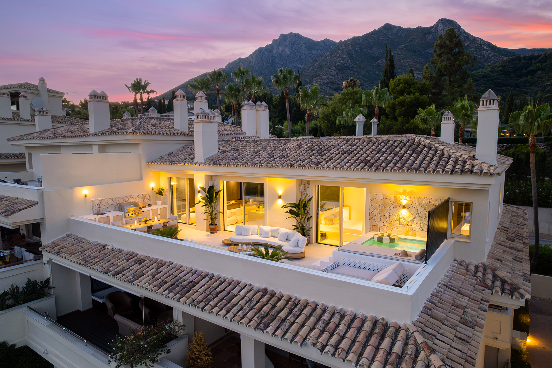  Penthouse with panoramic sea views and private heated pool in Sierra Blanca - 物件實景