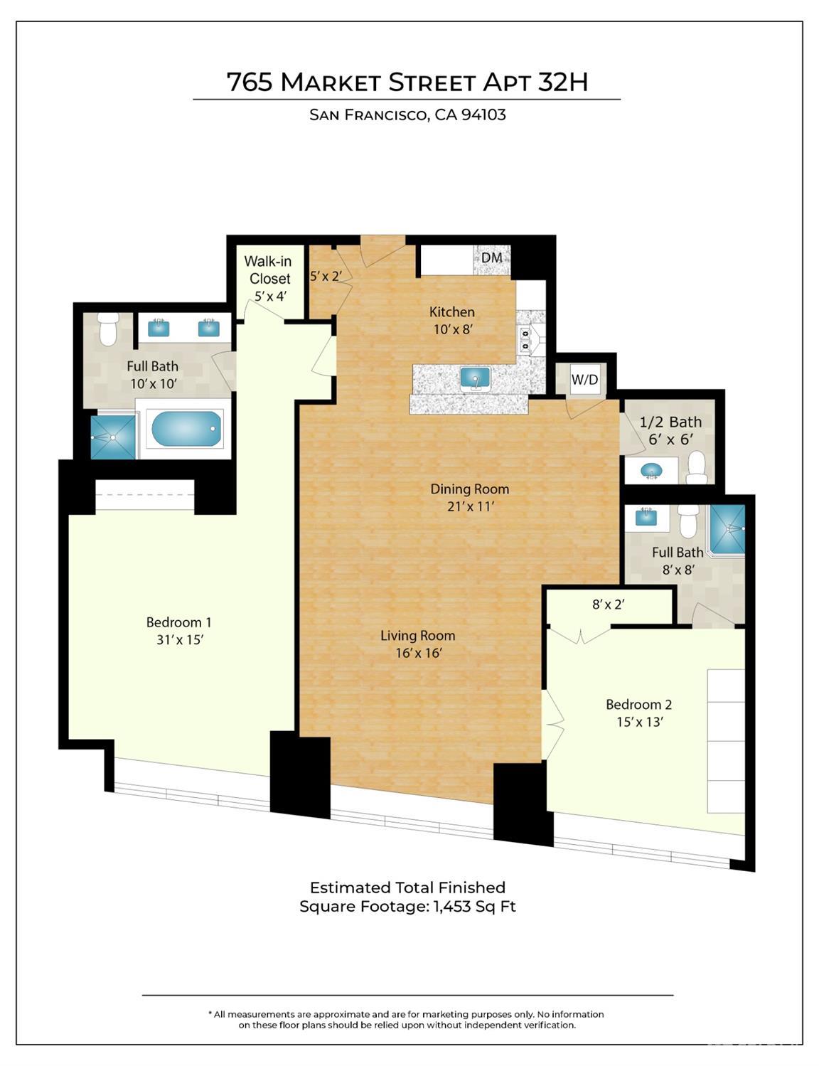San Francisco, California, 94103, United States, 2 Bedrooms Bedrooms, ,3 BathroomsBathrooms,Residential,For Sale,1793366