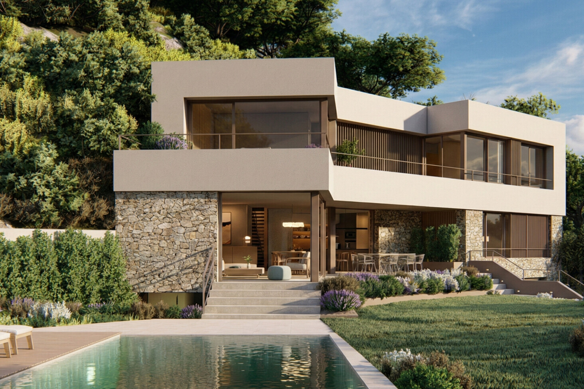  Exclusive house with sea views, in the area of Sa Riera, Begur - 物件實景