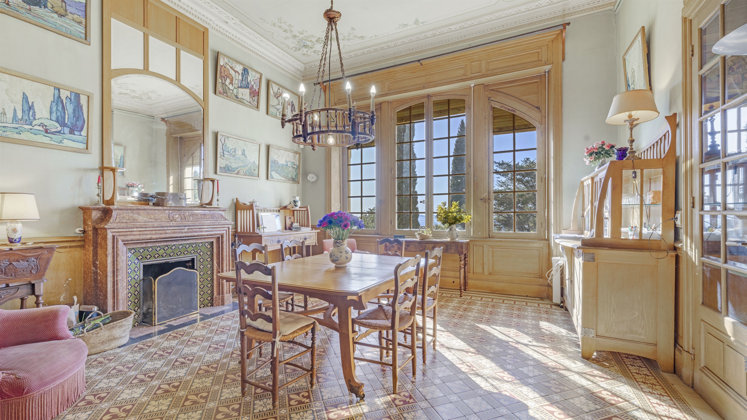  Belle Époque villa for sale in La Croix-Valmer with panoramic sea views - 物件實景