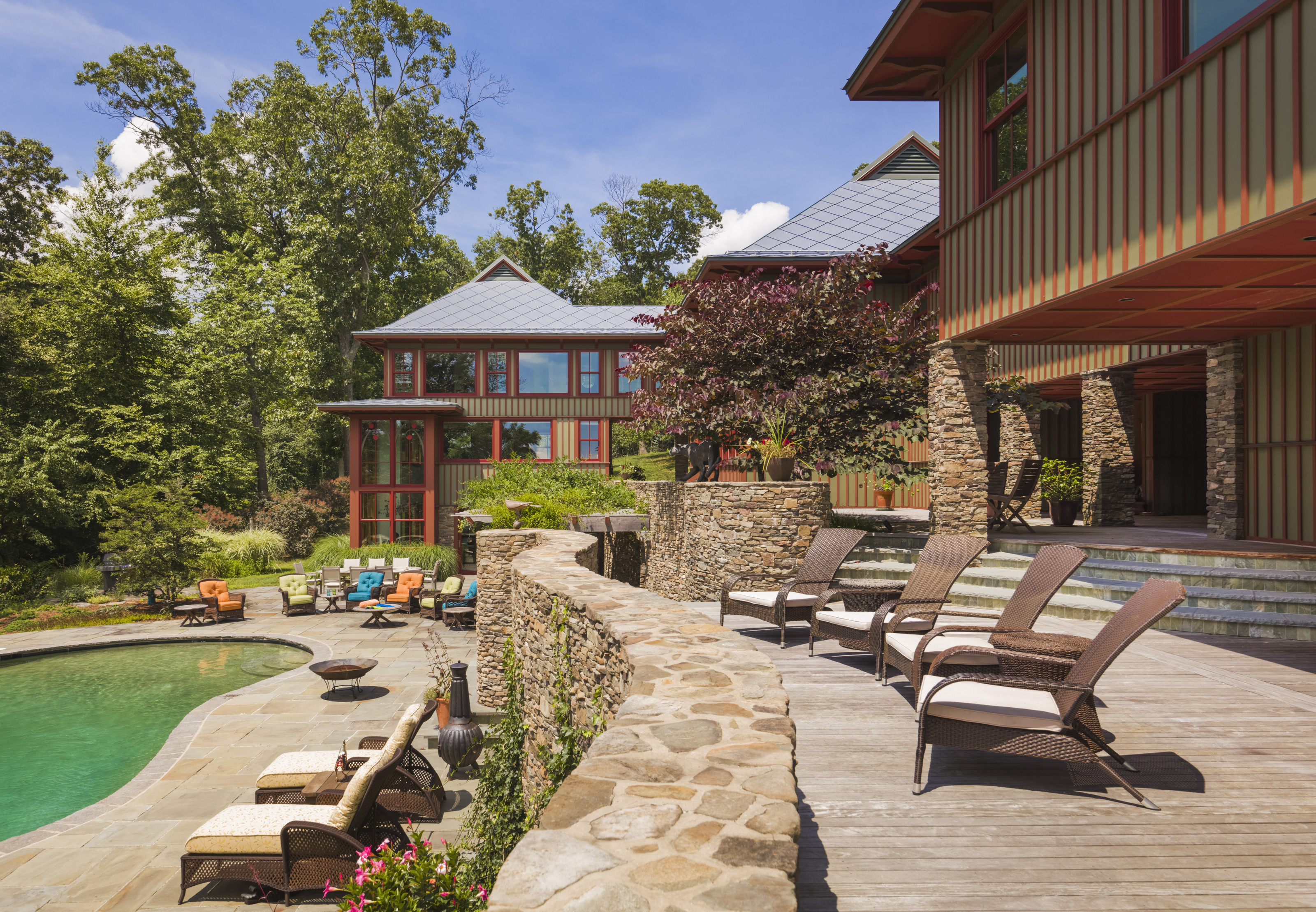  Majestically set on 15.22 Private Acres Overlooking The River - 物件實景