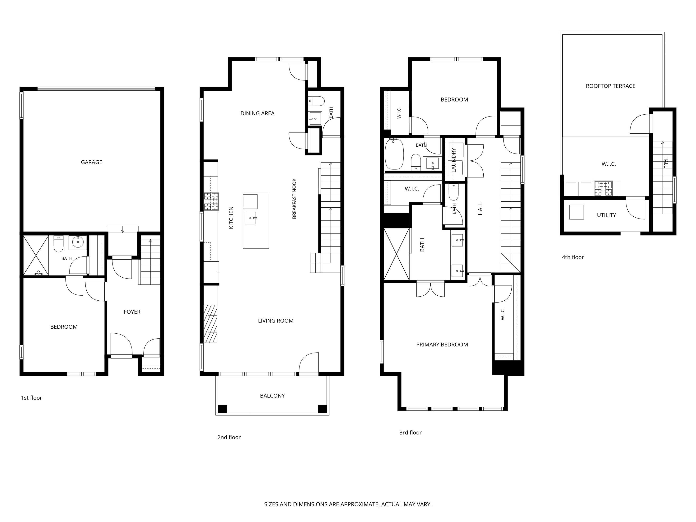  Sunlit Corner Unit Townhome with a Private Rooftop Terrace - 物件實景