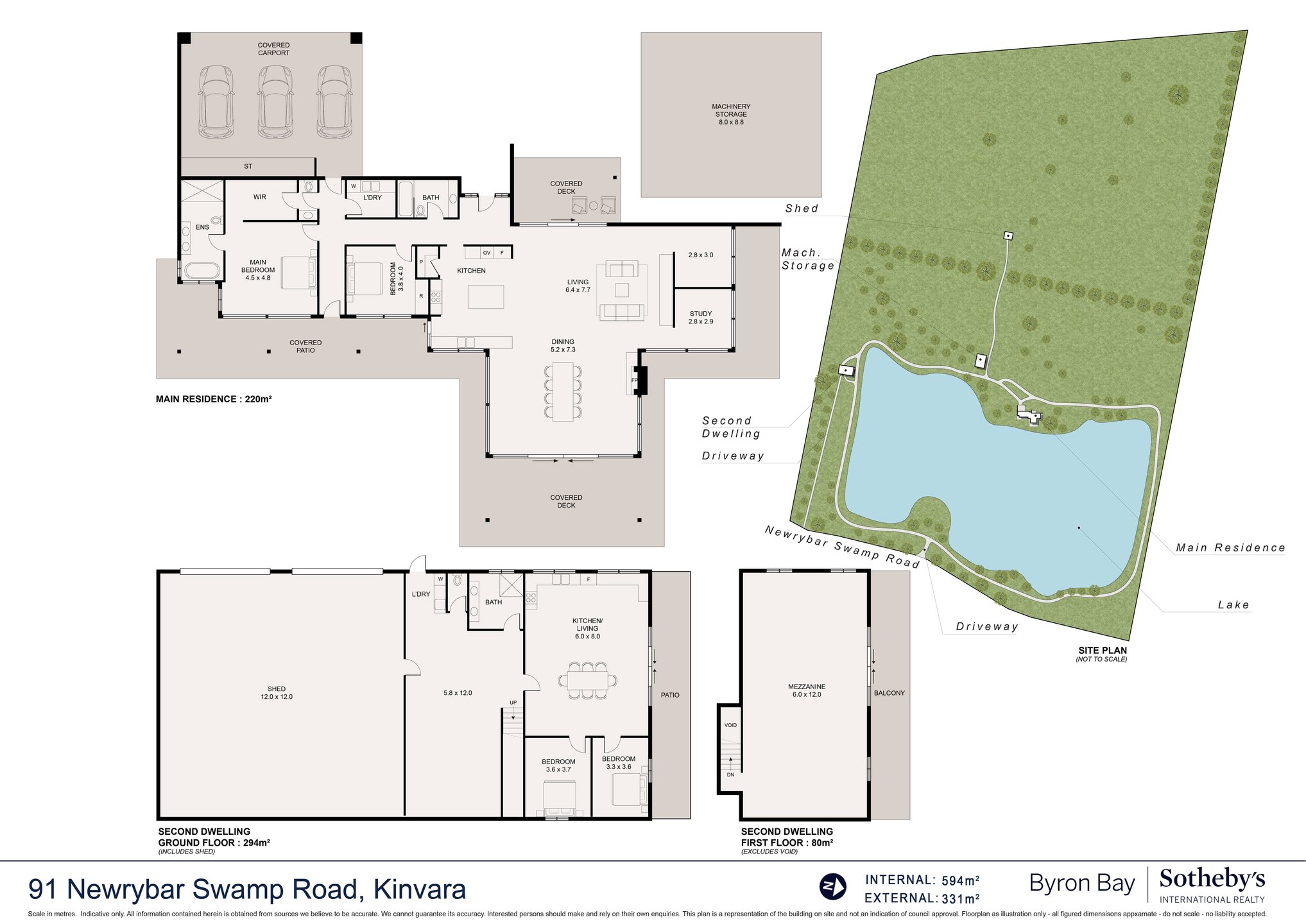  91 Newrybar Swamp Road, Kinvara - 物件實景